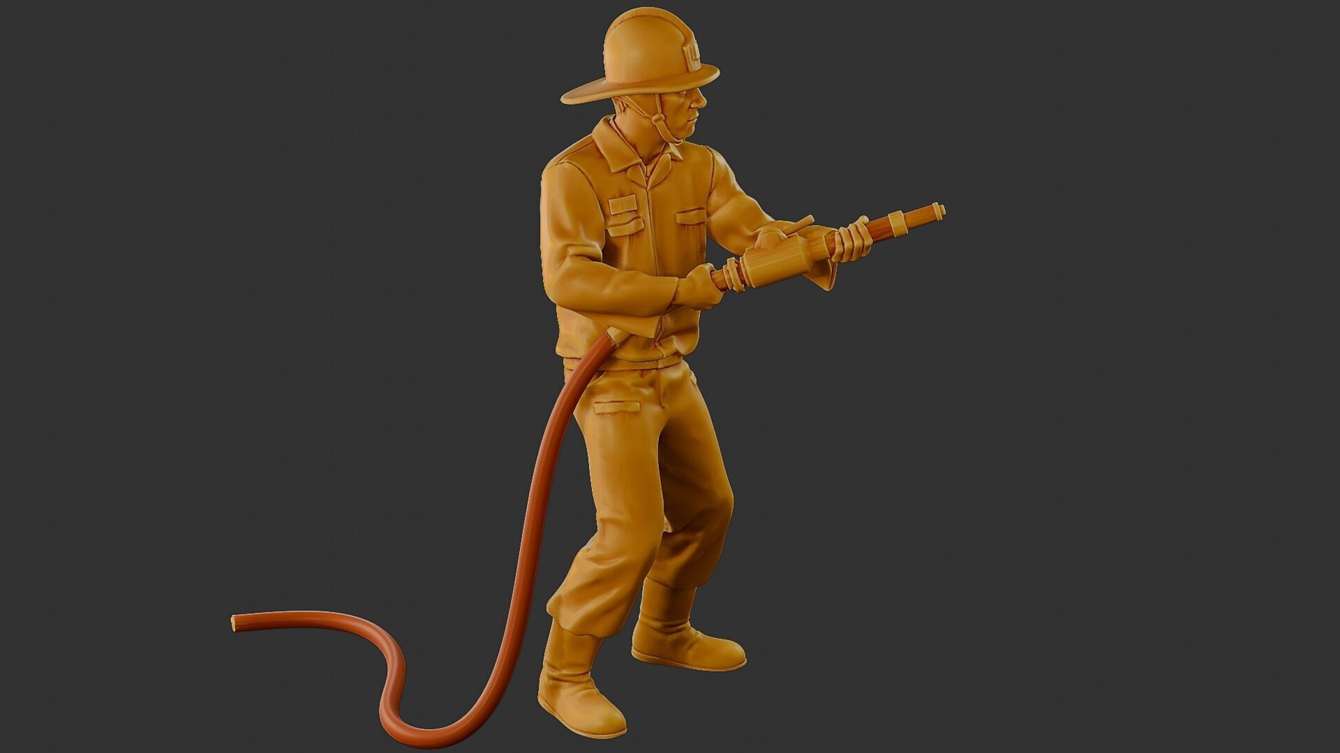 Czechoslovakian firefighter 90s 011 3D print model_30