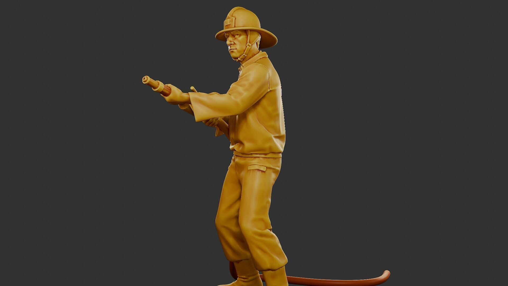 Czechoslovakian firefighter 90s 011 3D print model_27
