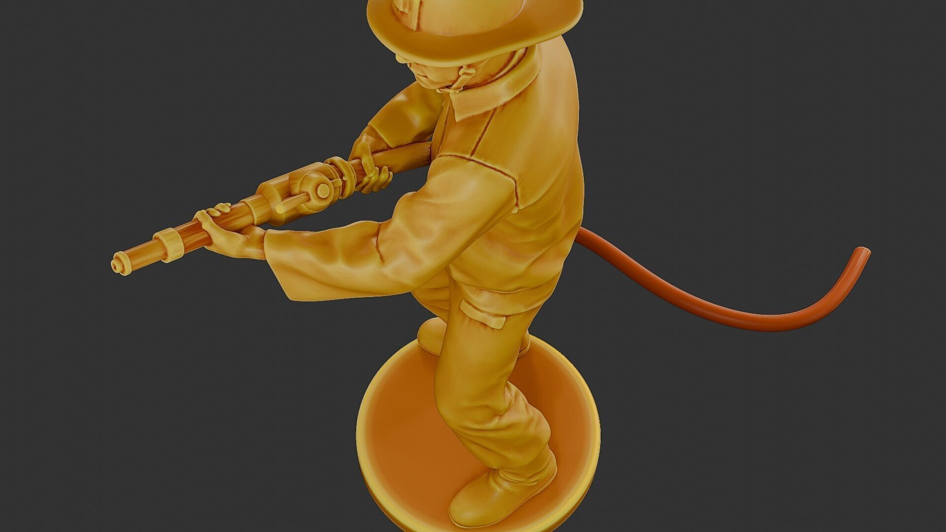 Czechoslovakian firefighter 90s 011 3D print model_16