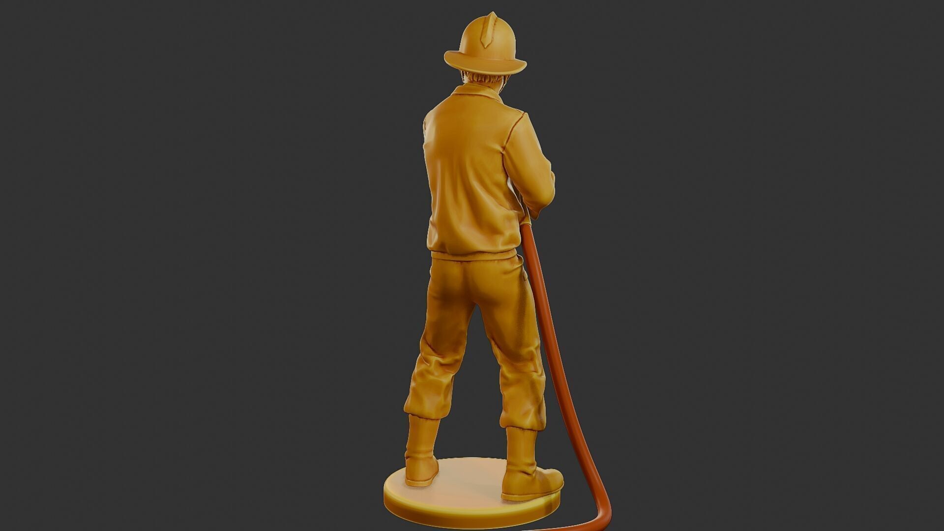 Czechoslovakian firefighter 90s 011 3D print model_6