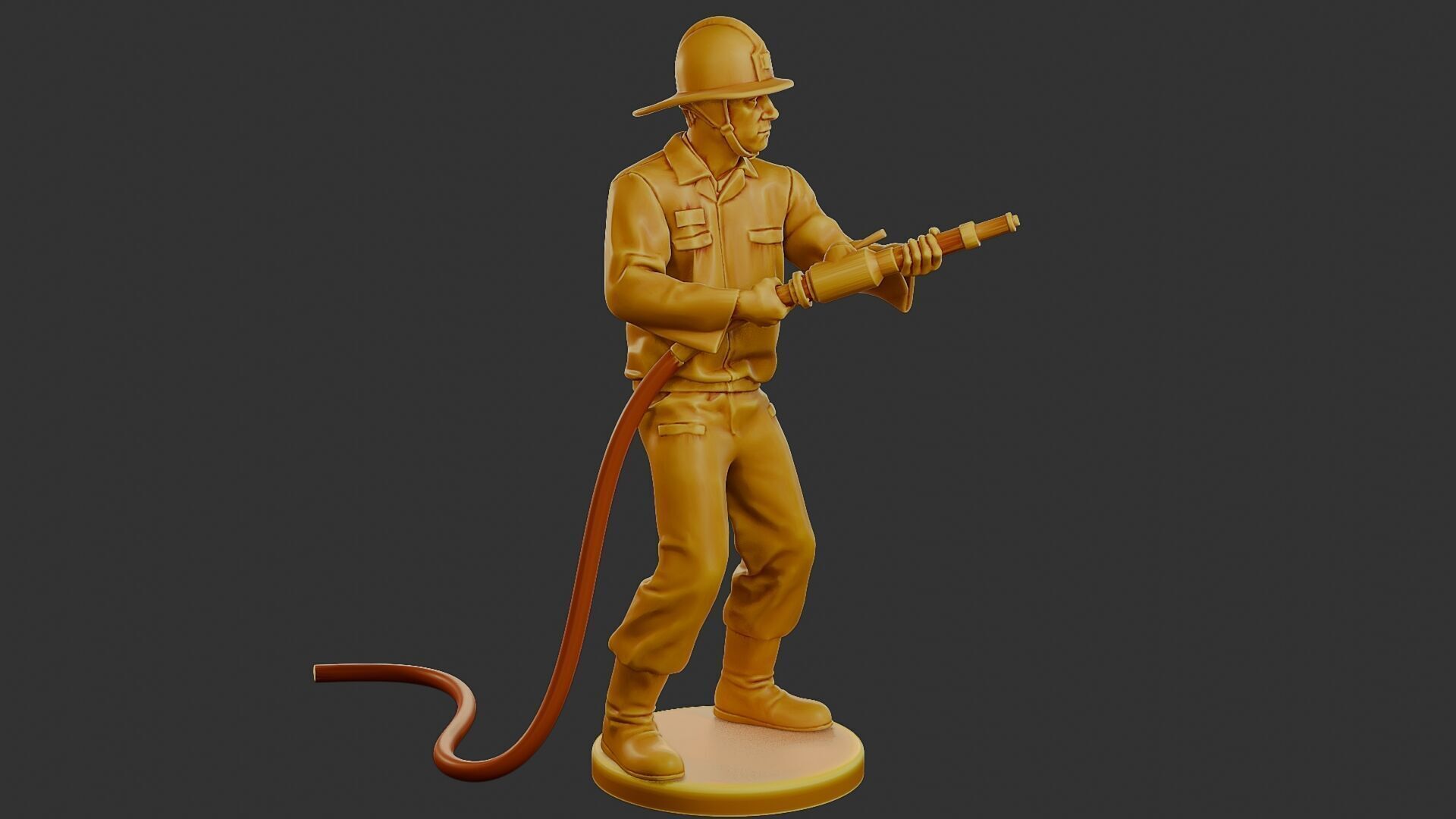 Czechoslovakian firefighter 90s 011 3D print model_9