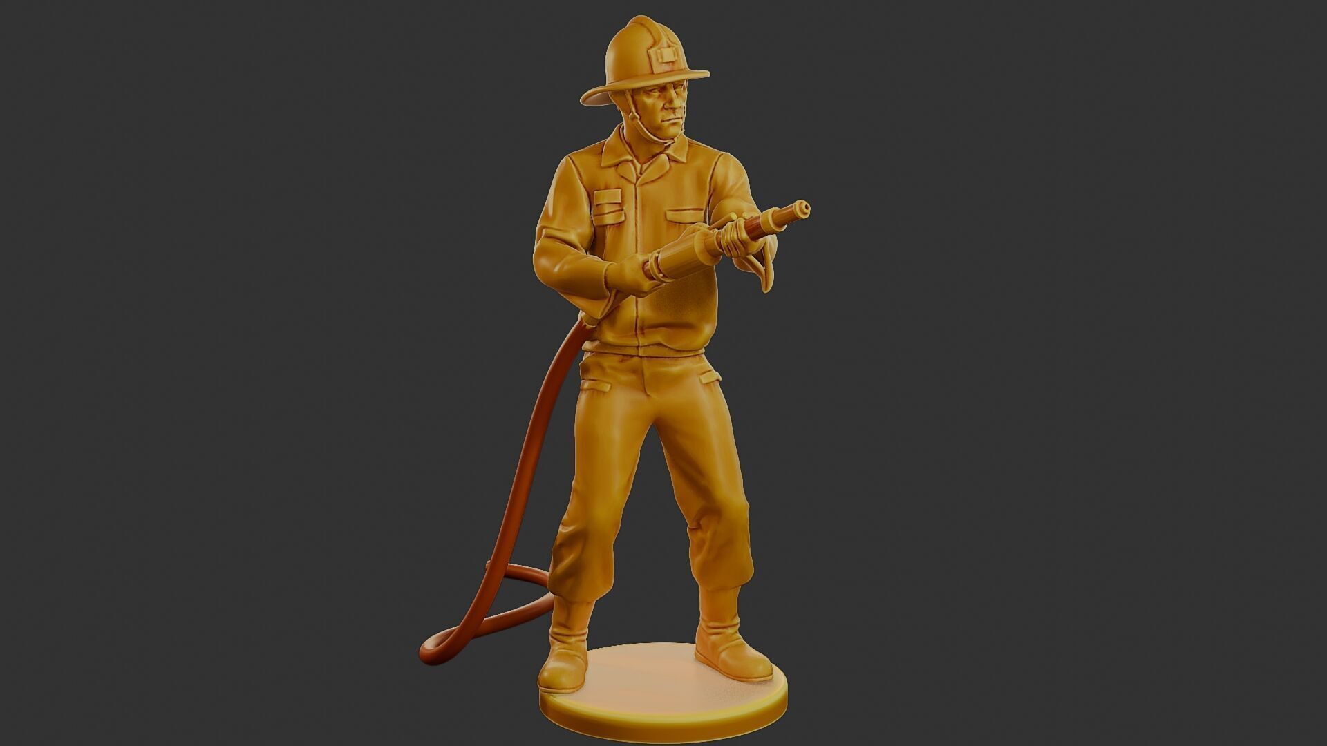 Czechoslovakian firefighter 90s 011 3D print model_10