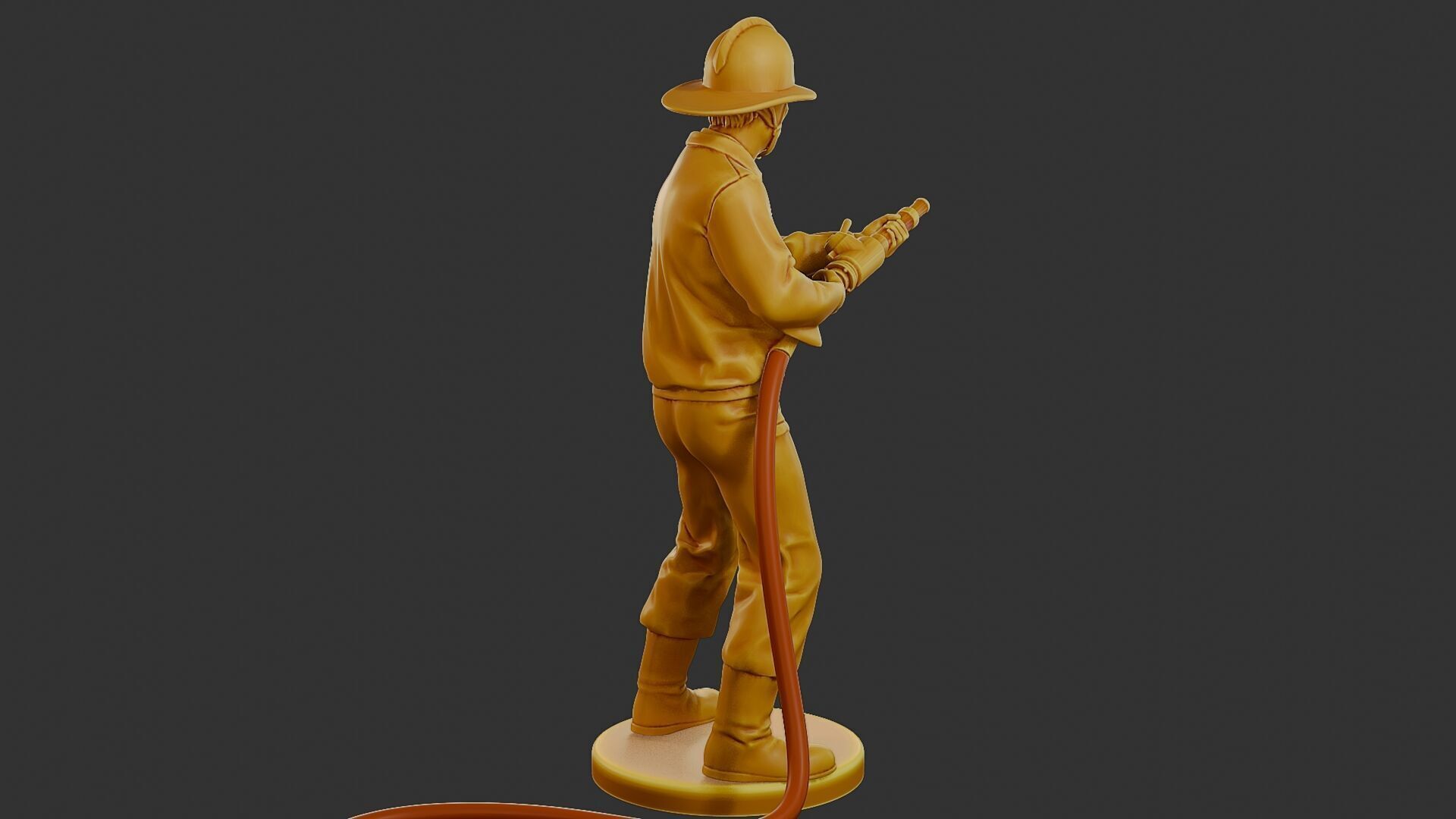 Czechoslovakian firefighter 90s 011 3D print model_7