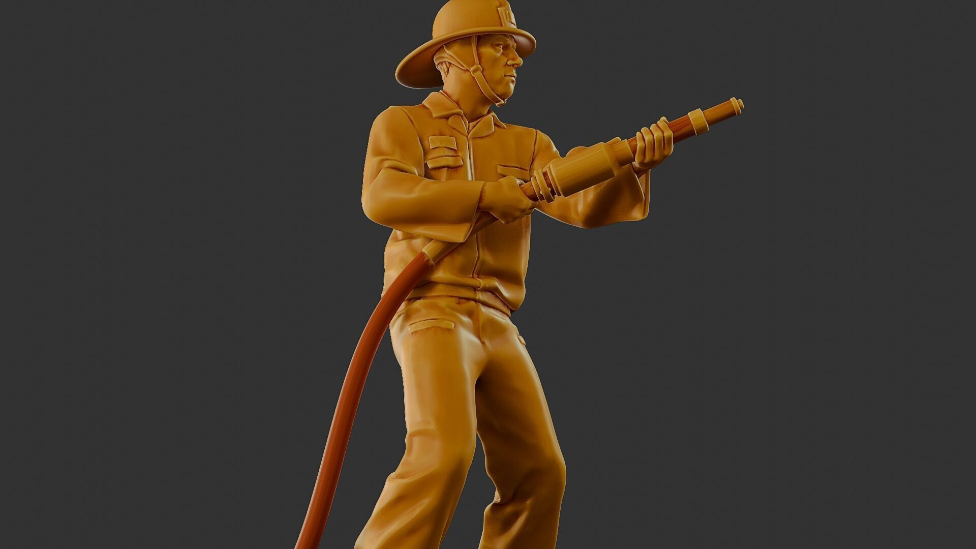 Czechoslovakian firefighter 90s 011 3D print model_29