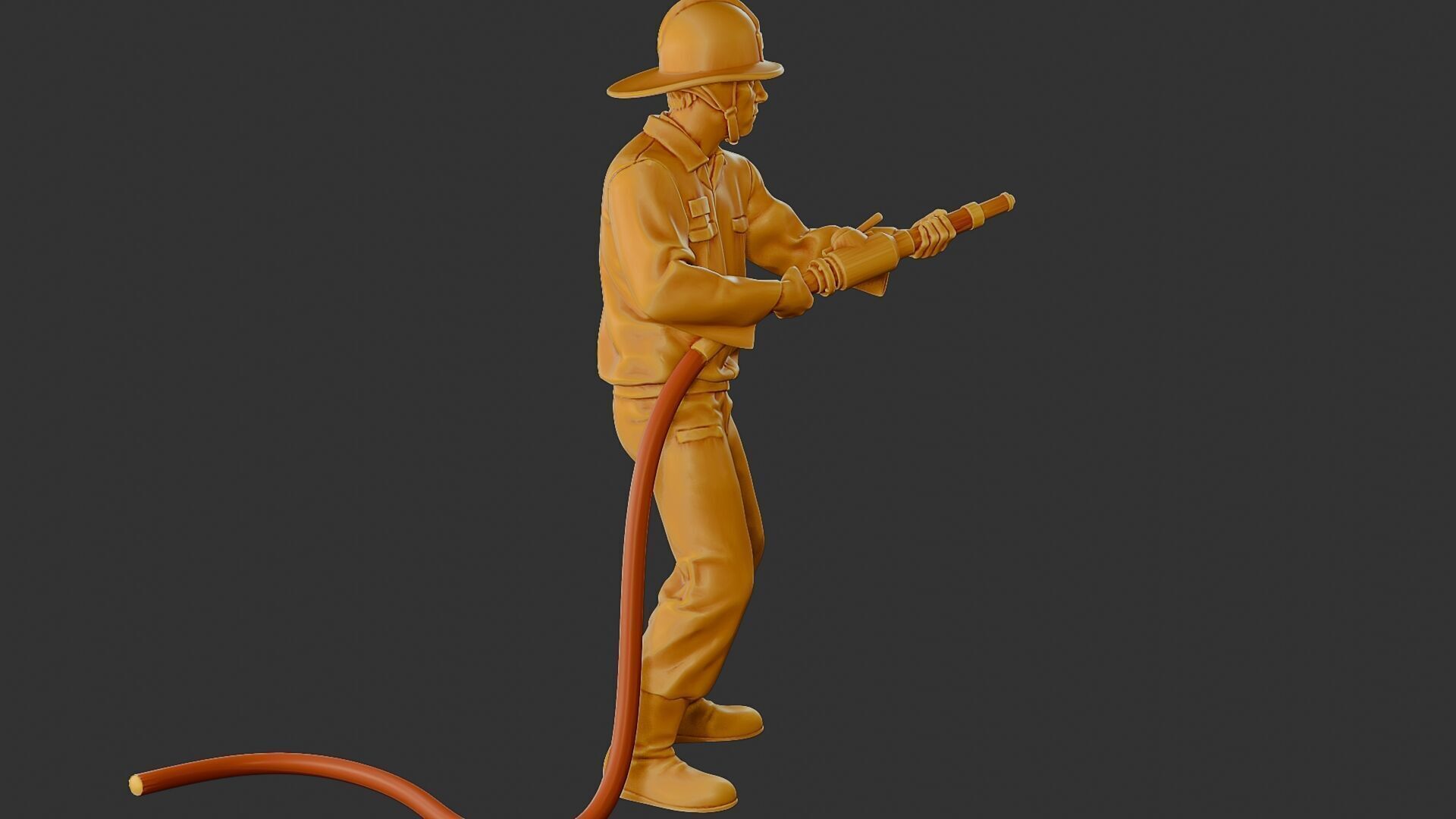 Czechoslovakian firefighter 90s 011 3D print model_31
