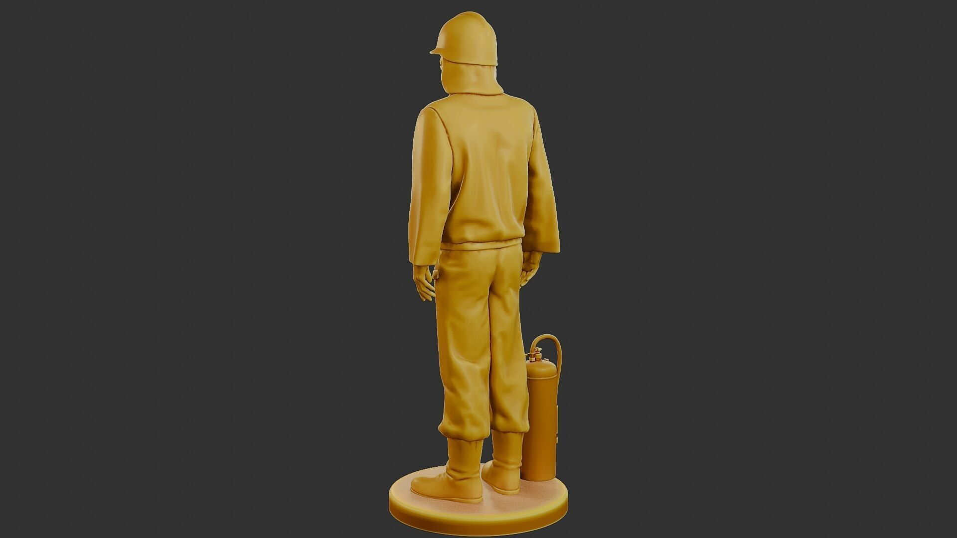 Czechoslovakian firefighter 90s 012 3D print model_5