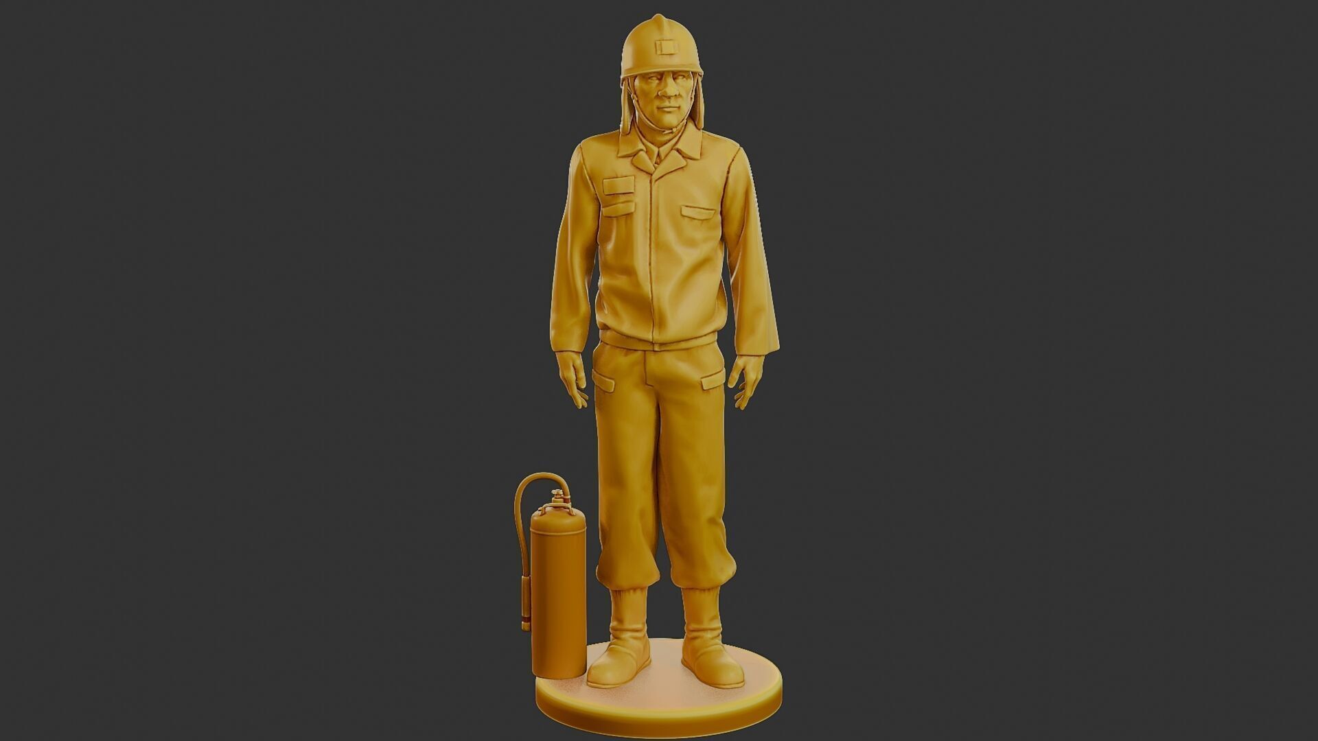 Czechoslovakian firefighter 90s 012 3D print model_11