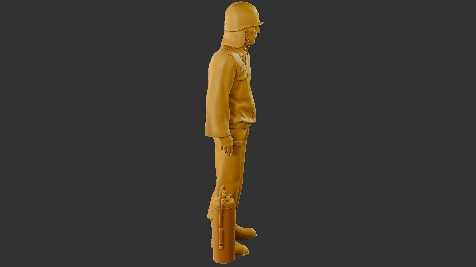 Czechoslovakian firefighter 90s 012 3D print model_30