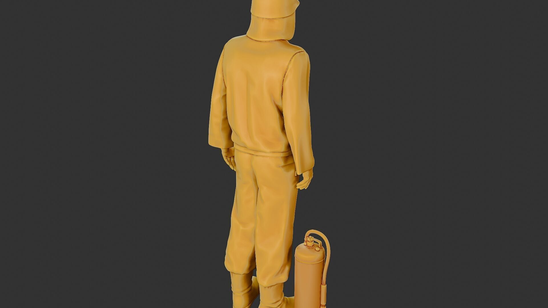 Czechoslovakian firefighter 90s 012 3D print model_24