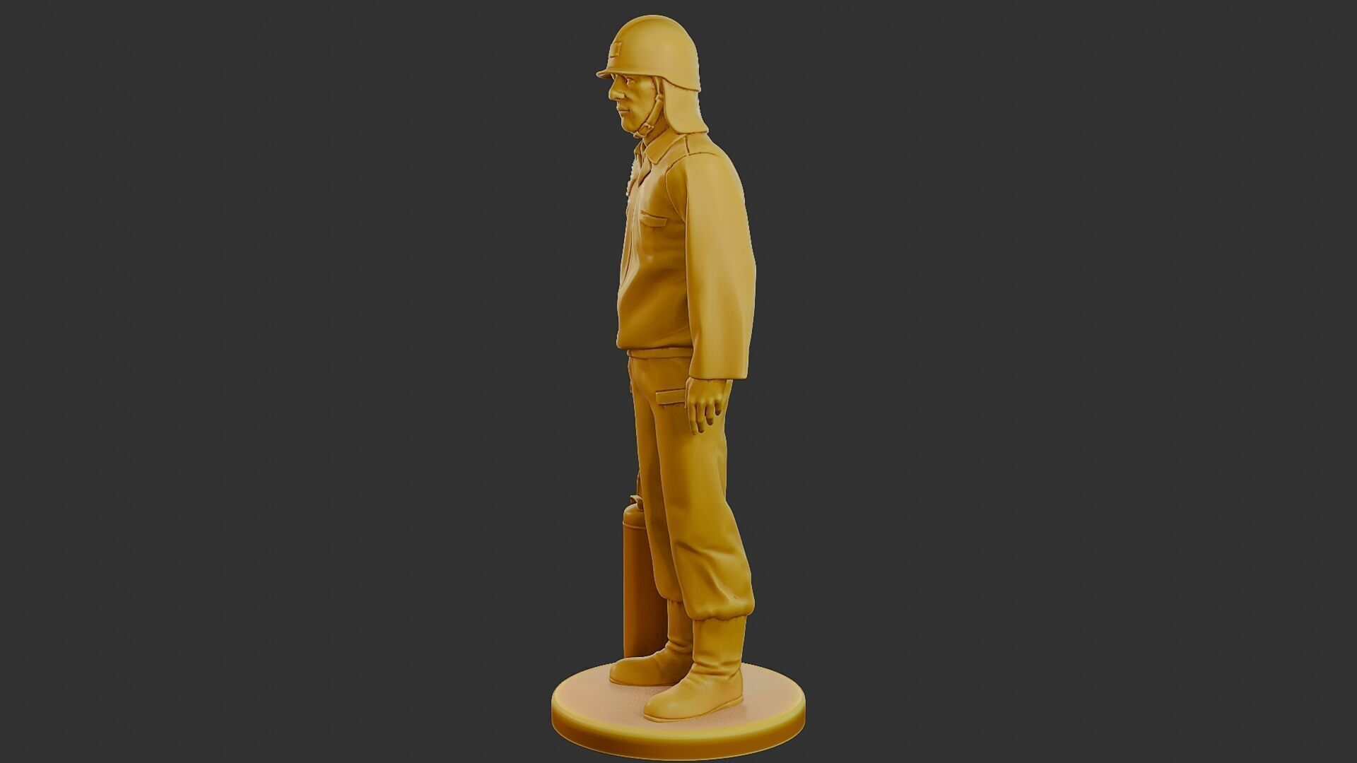 Czechoslovakian firefighter 90s 012 3D print model_3