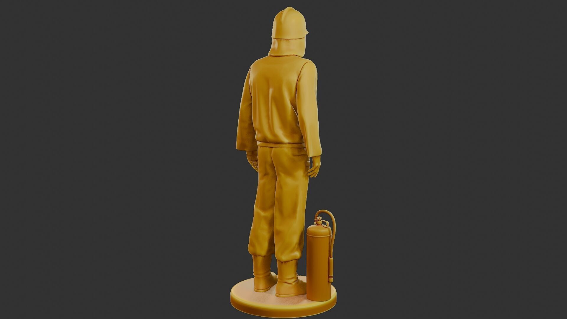 Czechoslovakian firefighter 90s 012 3D print model_7