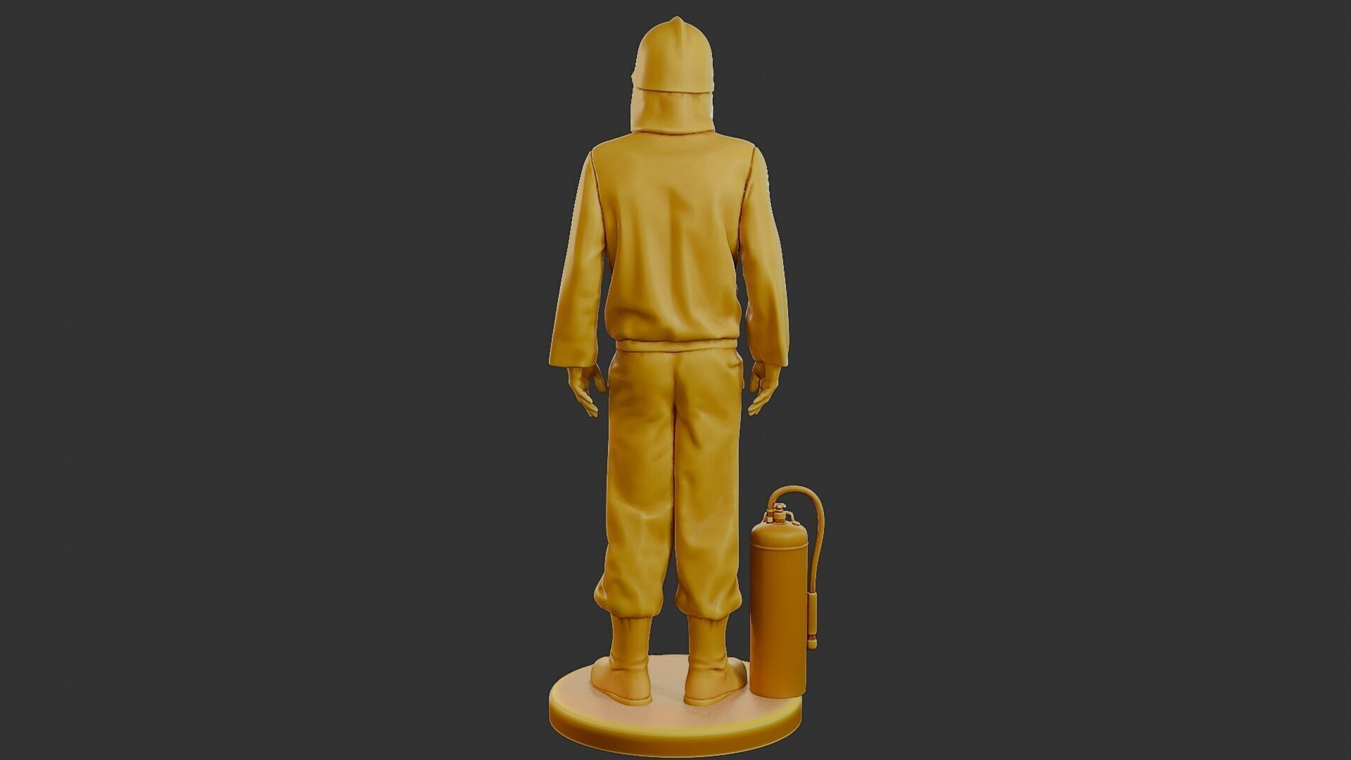 Czechoslovakian firefighter 90s 012 3D print model_6