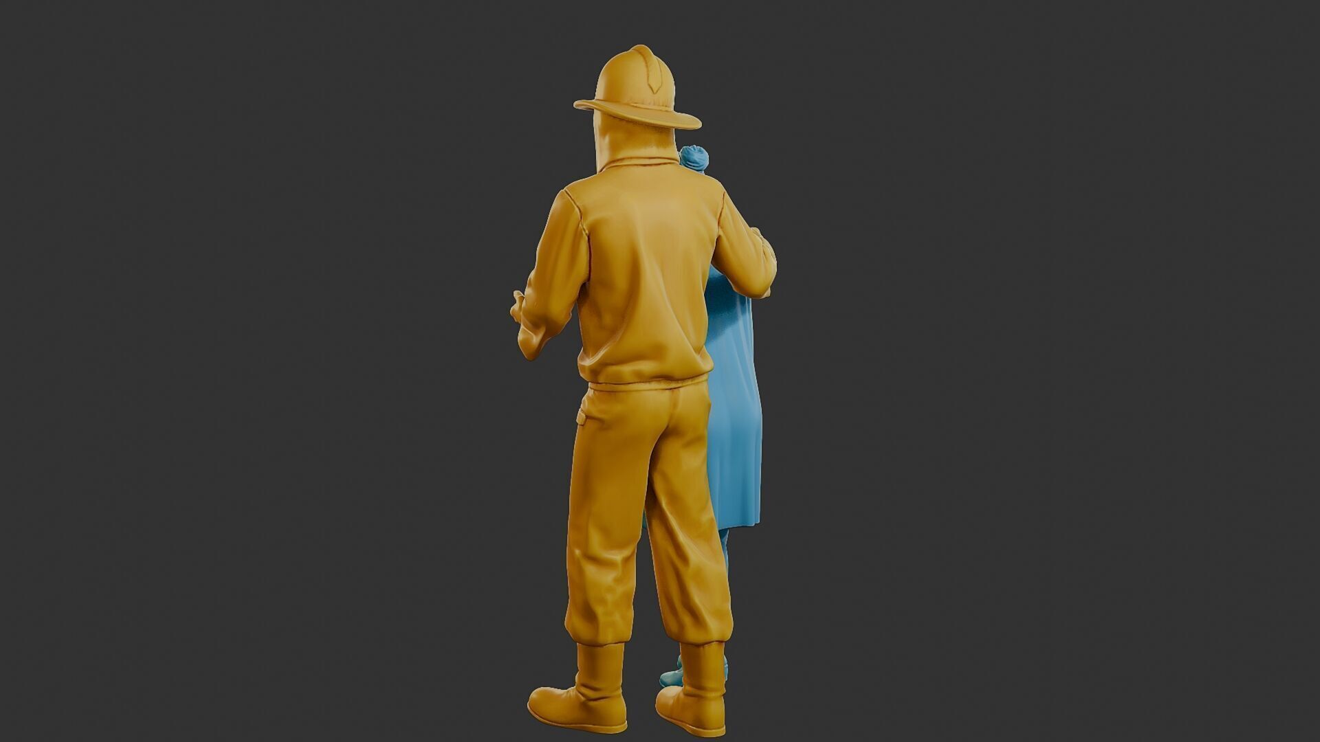 Czechoslovakian firefighter 90s 013 3D print model_5