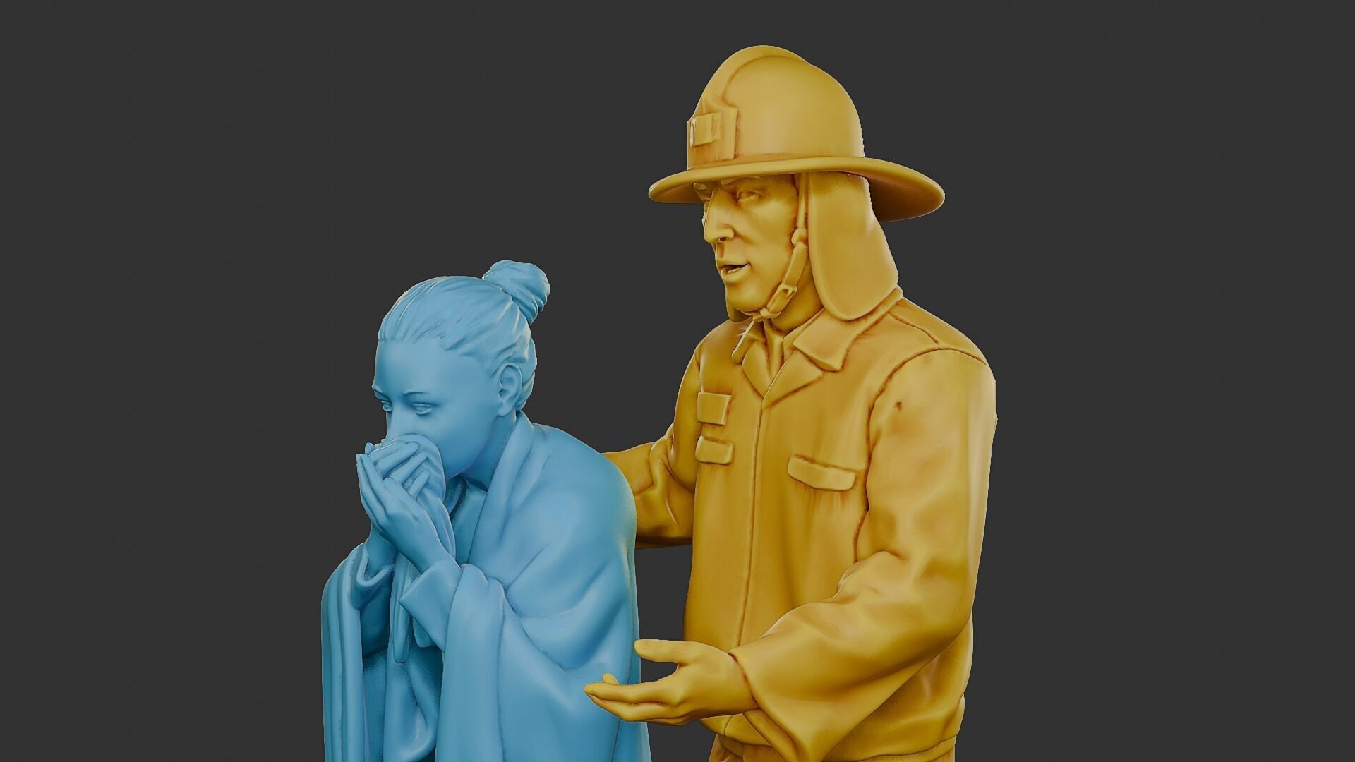 Czechoslovakian firefighter 90s 013 3D print model_18