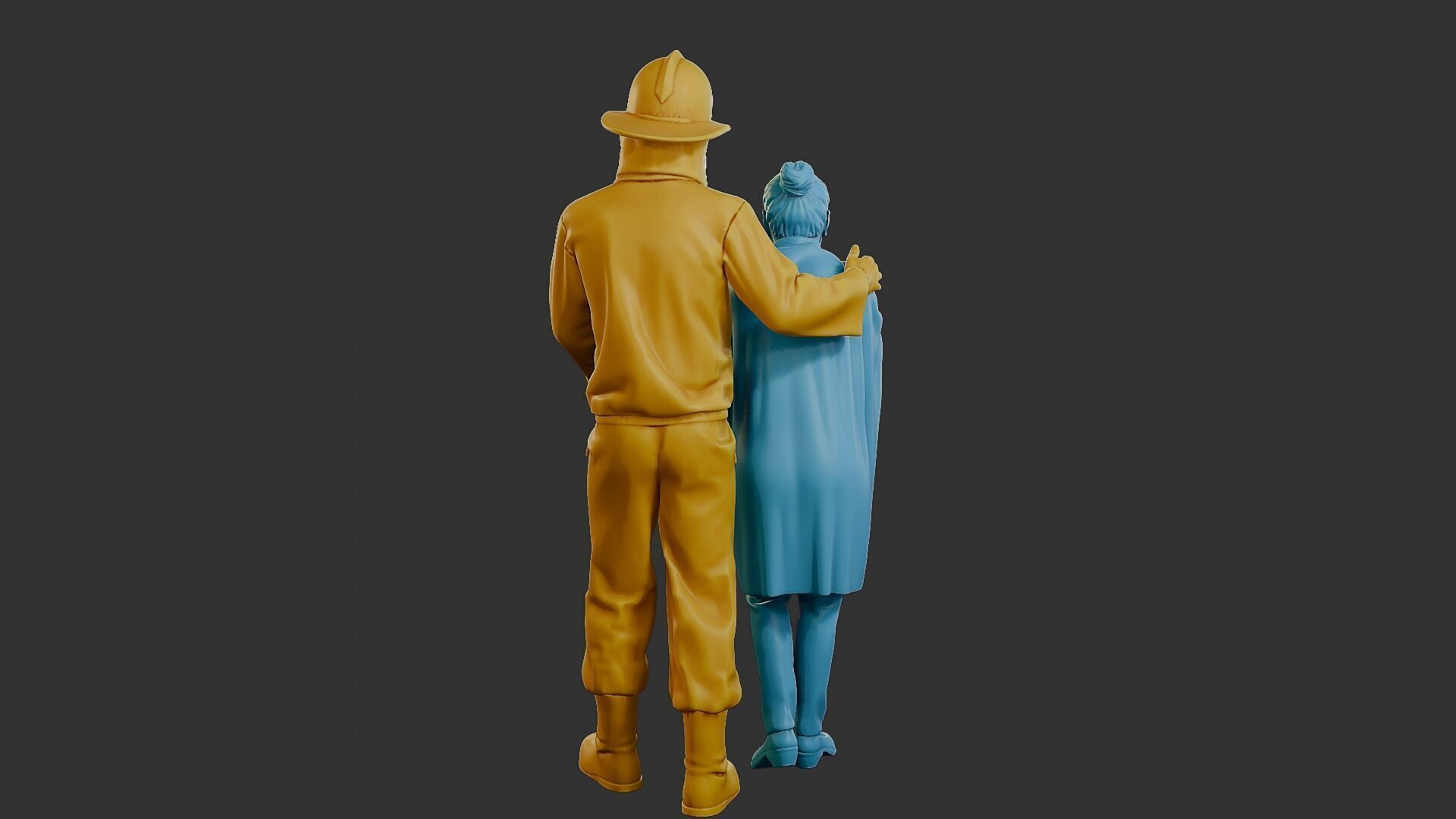 Czechoslovakian firefighter 90s 013 3D print model_6
