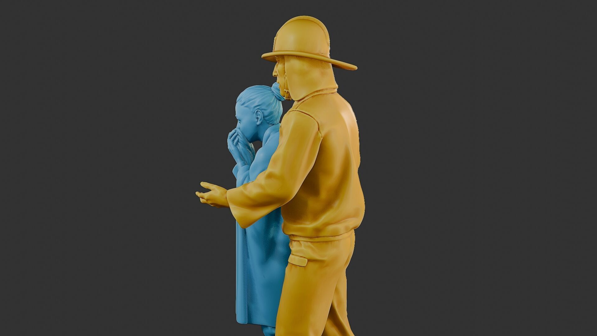 Czechoslovakian firefighter 90s 013 3D print model_26