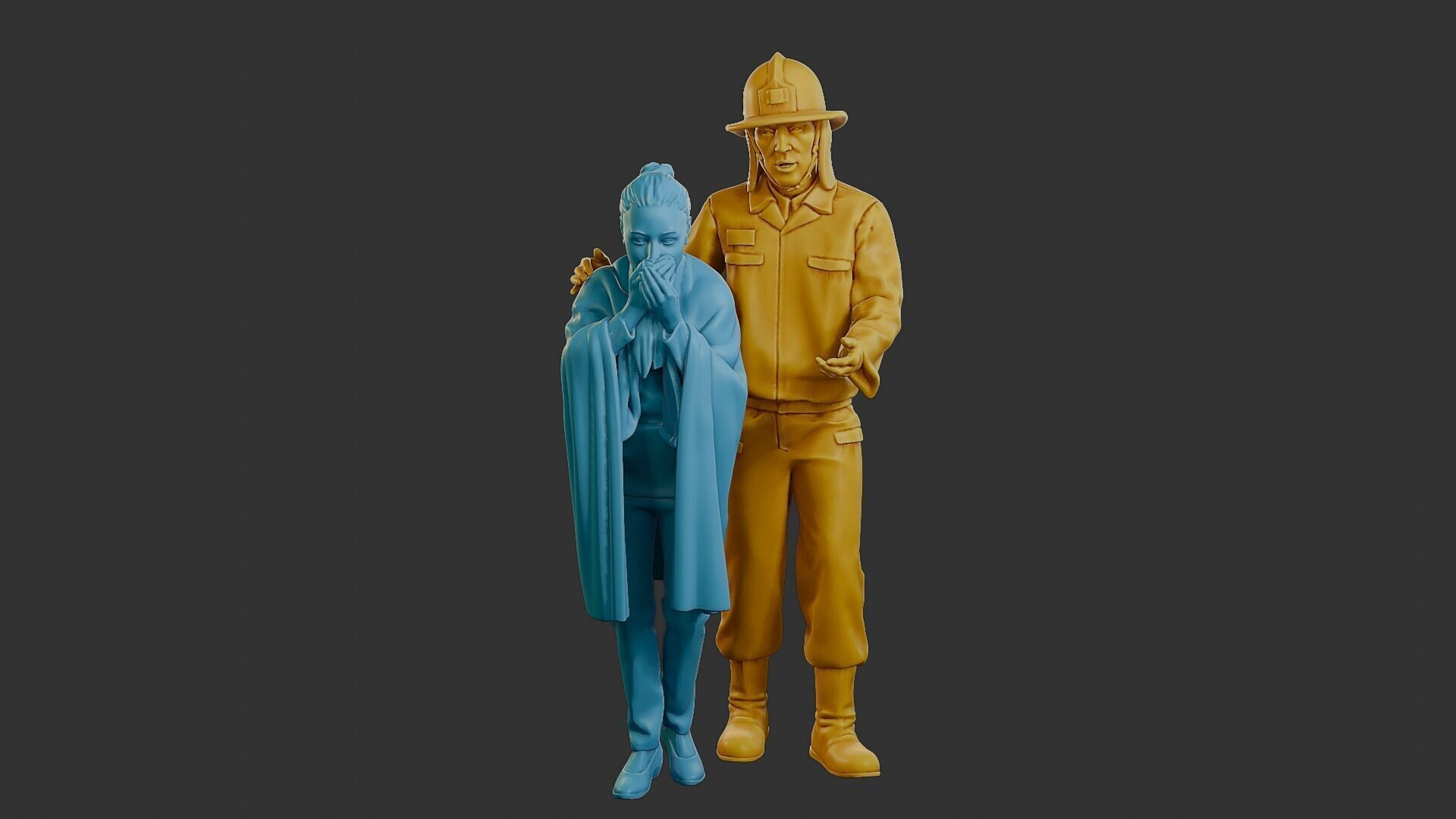 Czechoslovakian firefighter 90s 013 3D print model_11