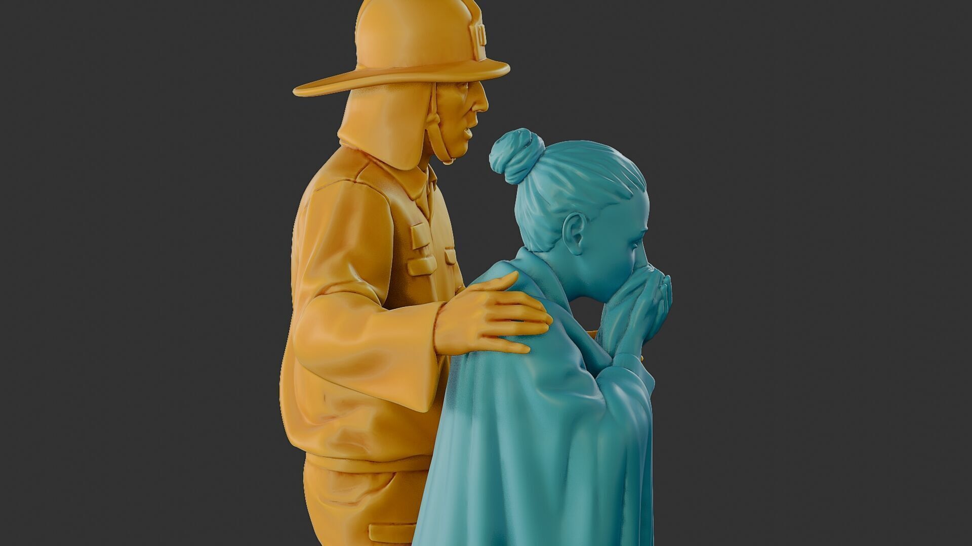 Czechoslovakian firefighter 90s 013 3D print model_20