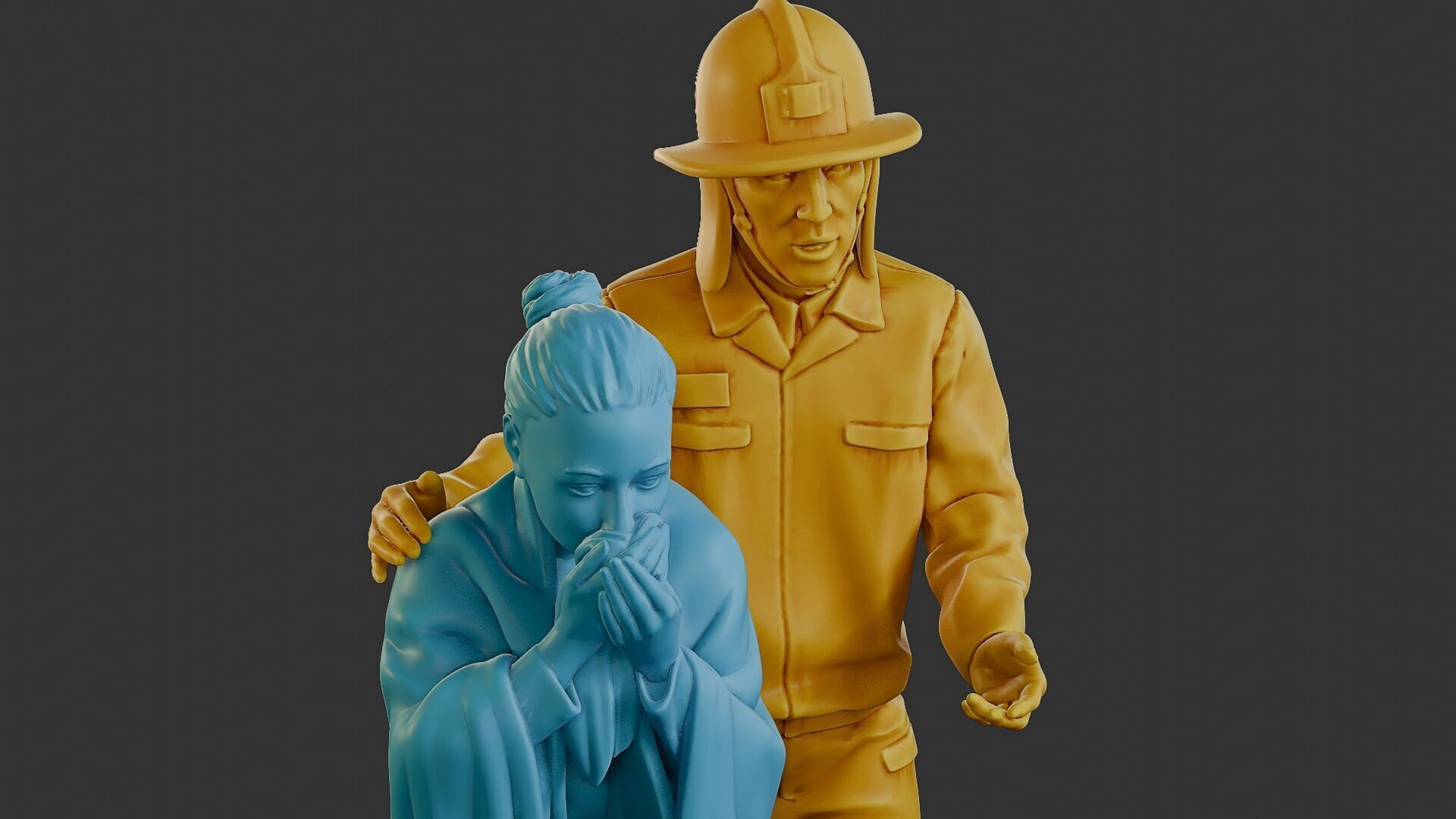 Czechoslovakian firefighter 90s 013 3D print model_19