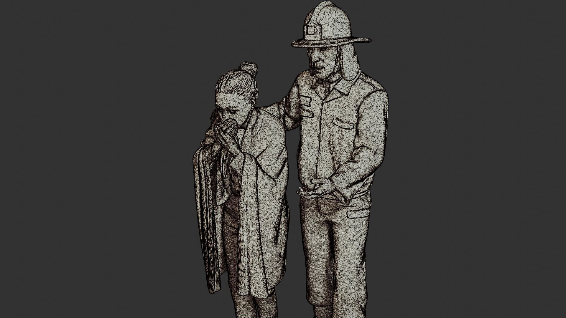 Czechoslovakian firefighter 90s 013 3D print model_12