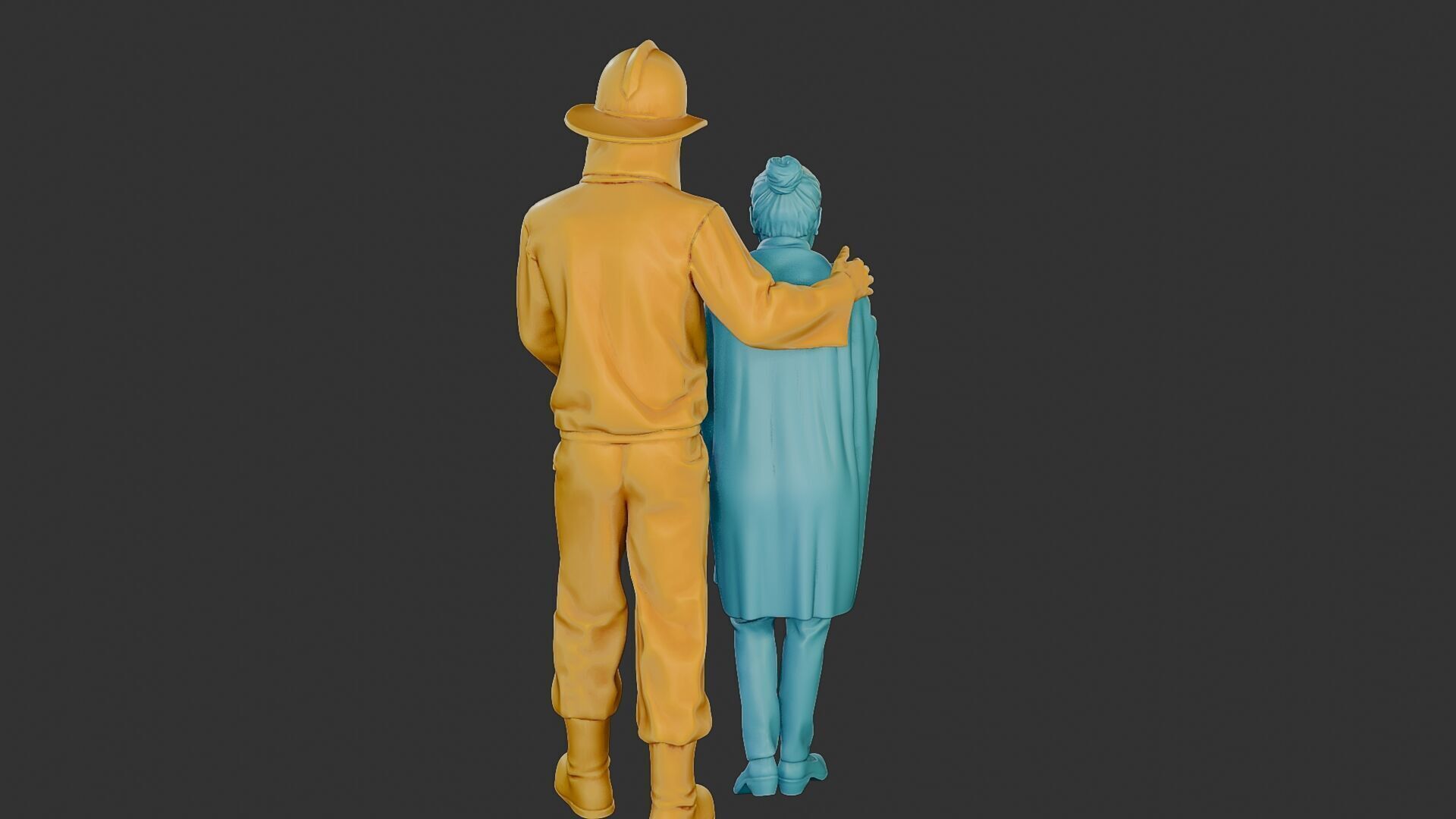 Czechoslovakian firefighter 90s 013 3D print model_25