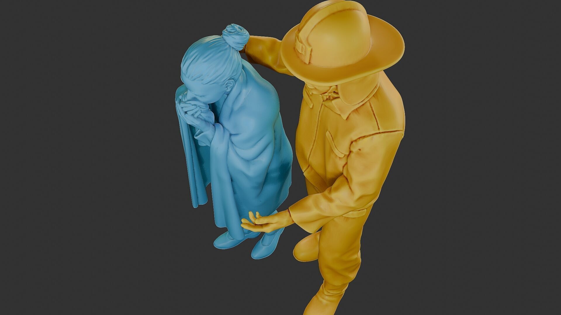 Czechoslovakian firefighter 90s 013 3D print model_16