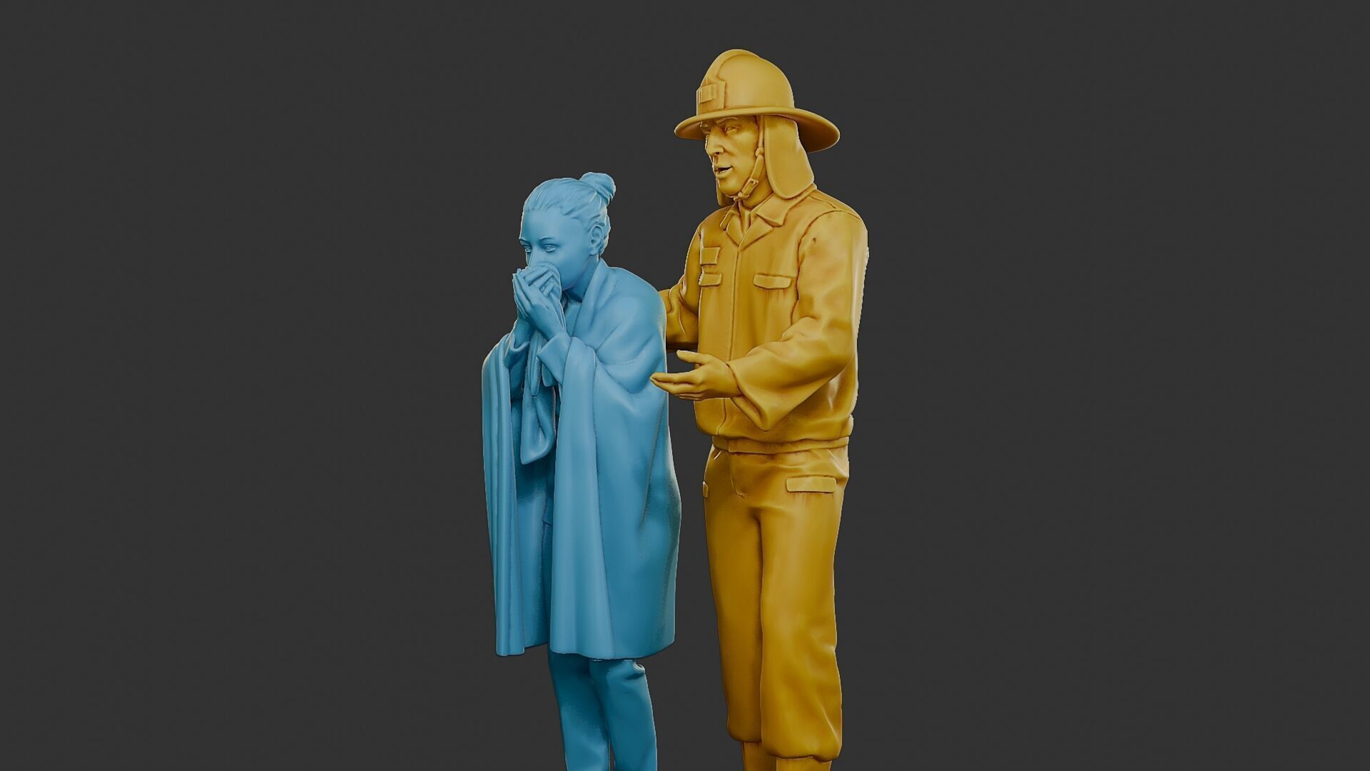 Czechoslovakian firefighter 90s 013 3D print model_27