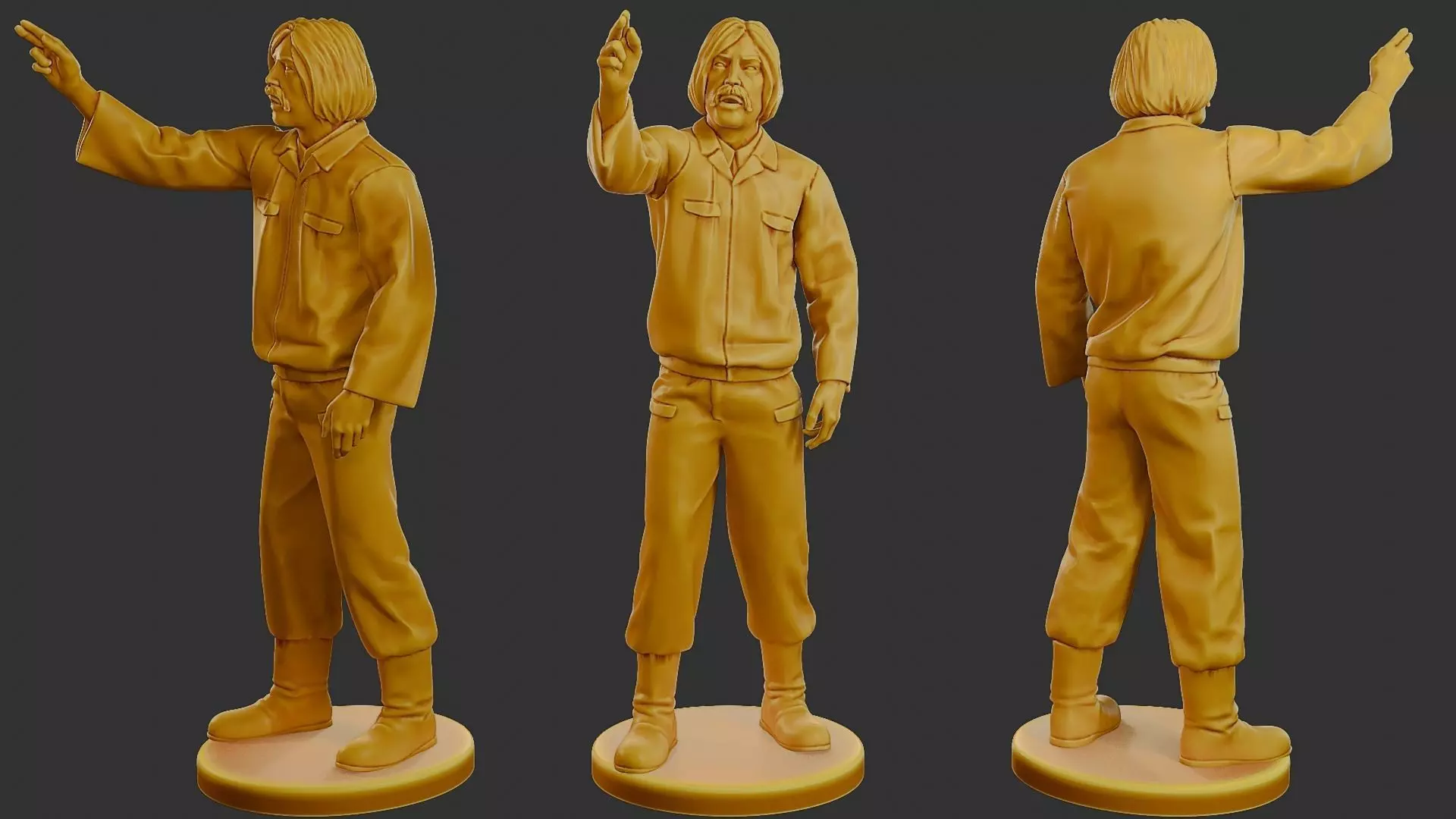 Czechoslovakian firefighter 90s 014 3D print model_0