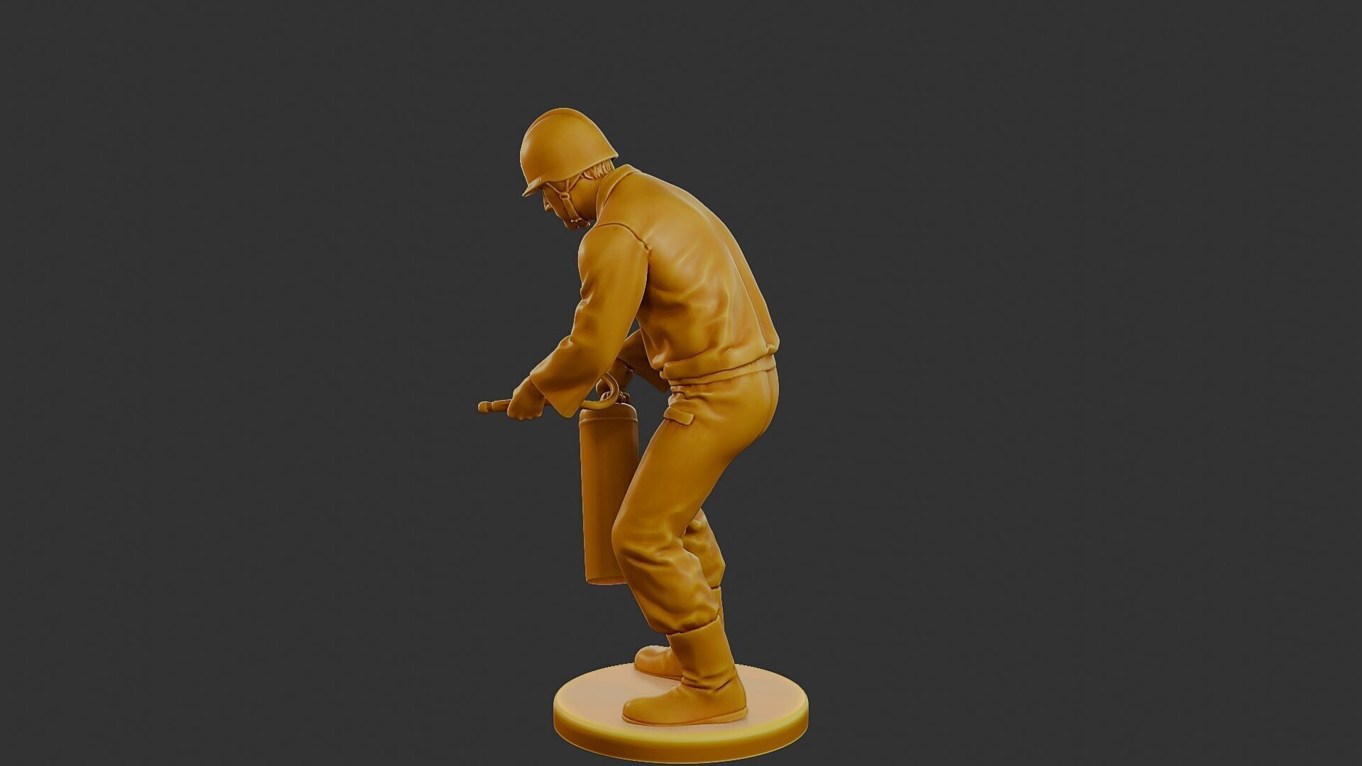Czechoslovakian firefighter 90s 015 3D print model_4