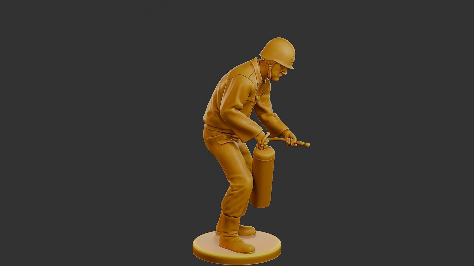 Czechoslovakian firefighter 90s 015 3D print model_9