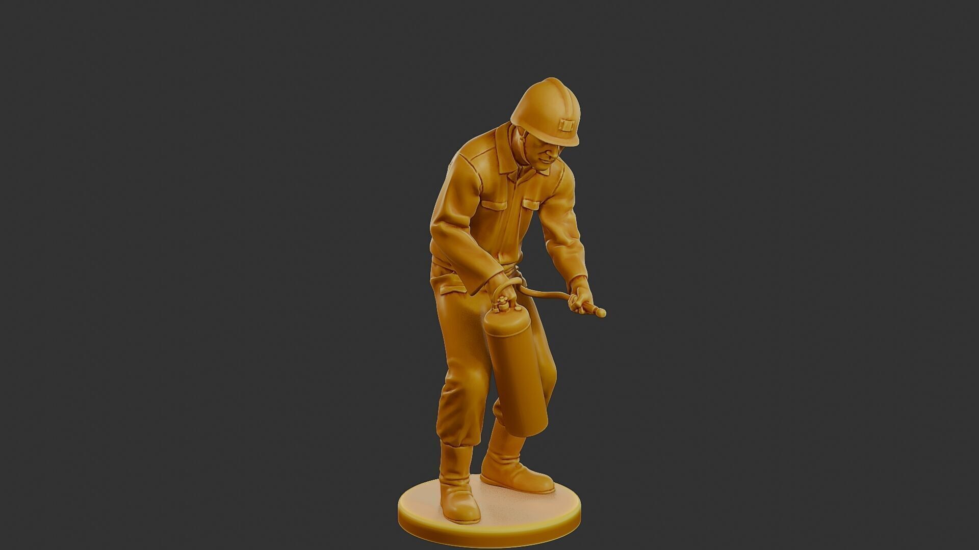 Czechoslovakian firefighter 90s 015 3D print model_10
