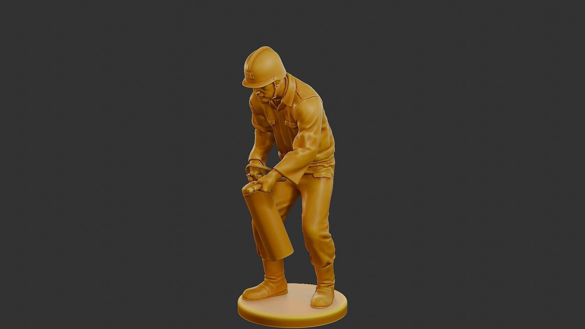 Czechoslovakian firefighter 90s 015 3D print model_2