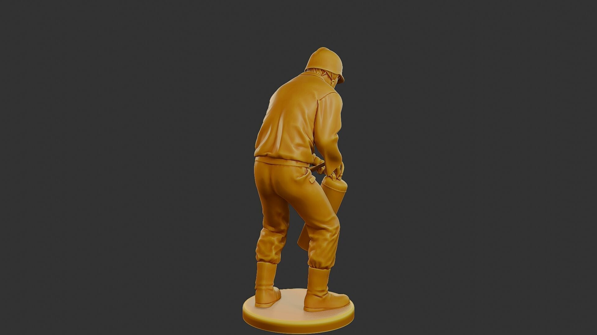 Czechoslovakian firefighter 90s 015 3D print model_7