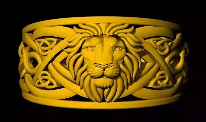 Lion Ring 3DM File