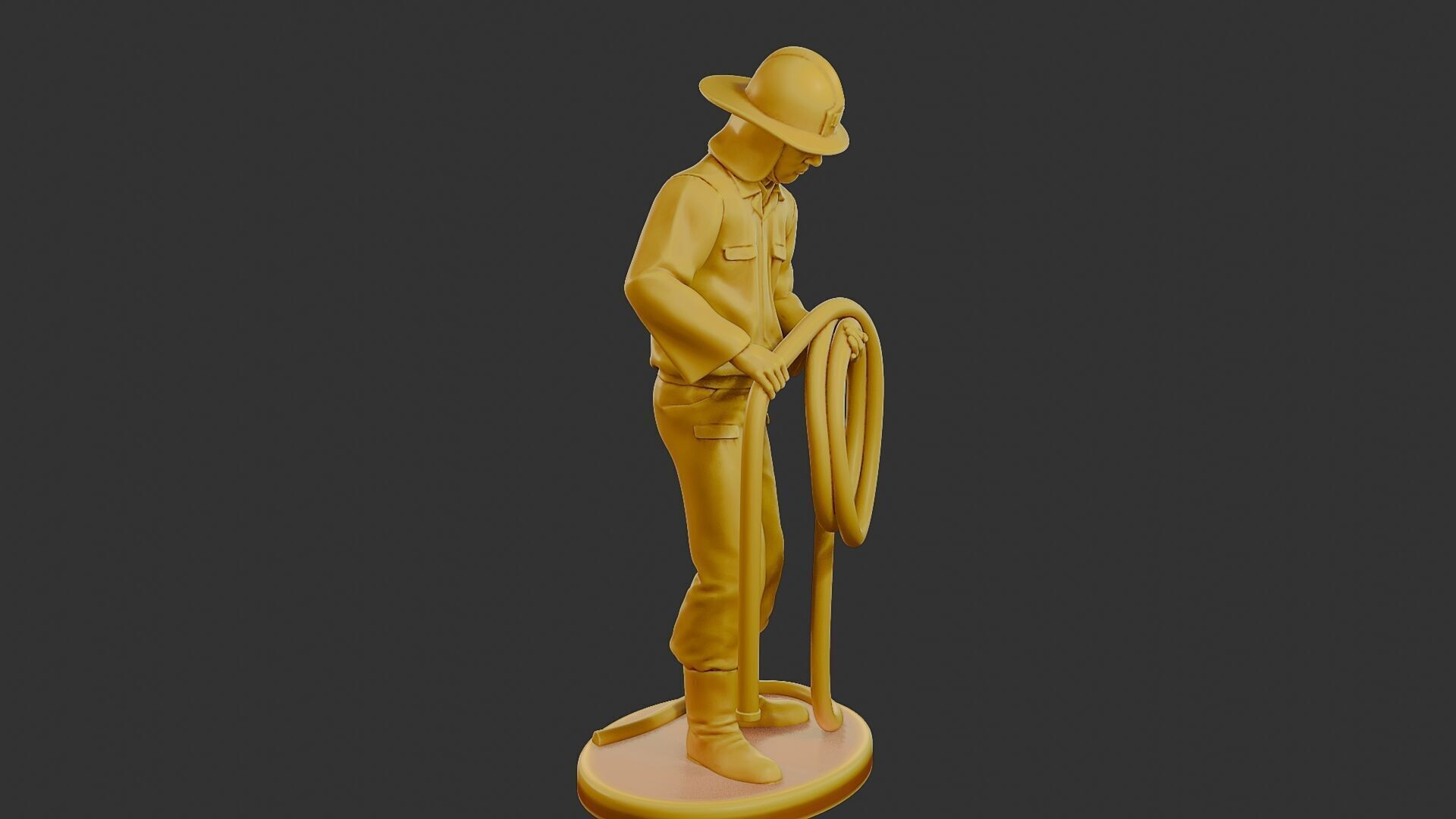 Czechoslovakian firefighter 90s 016 3D print model_9