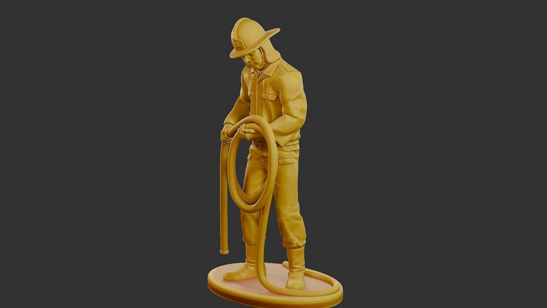 Czechoslovakian firefighter 90s 016 3D print model_2