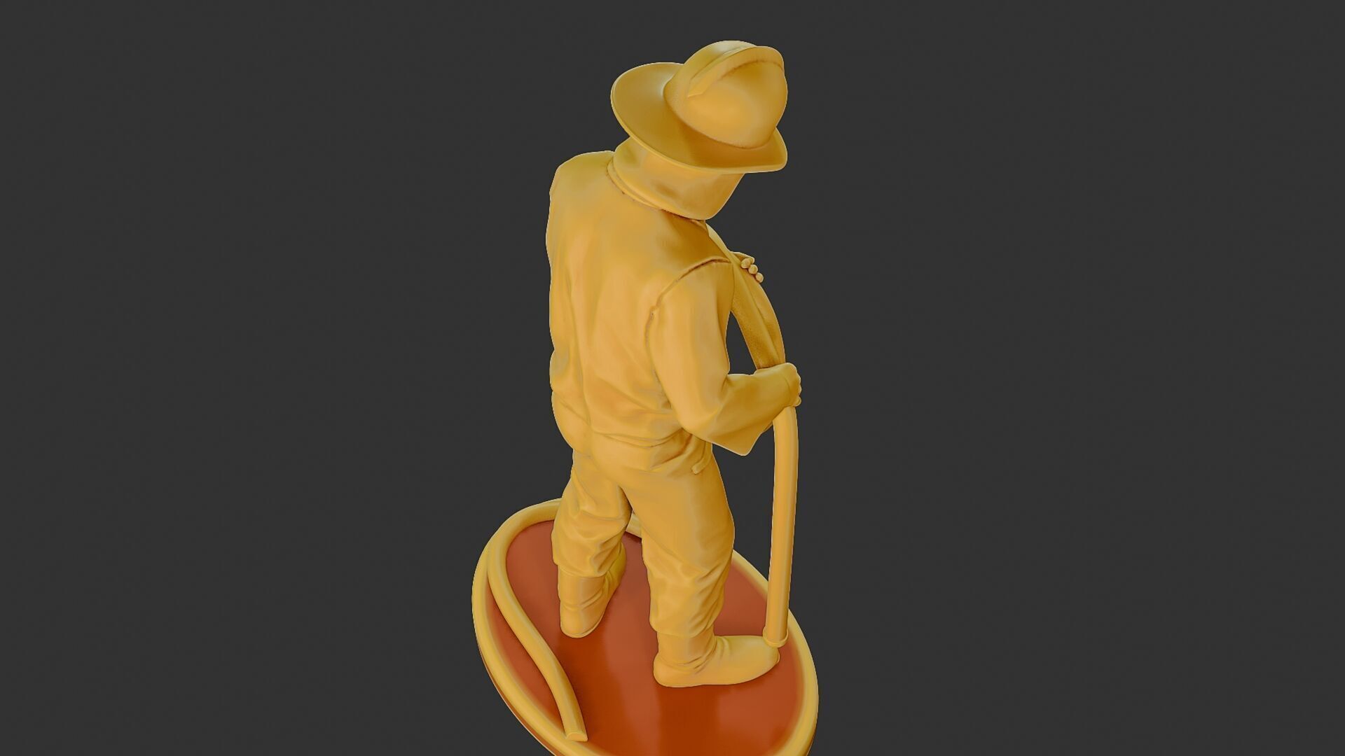 Czechoslovakian firefighter 90s 016 3D print model_22