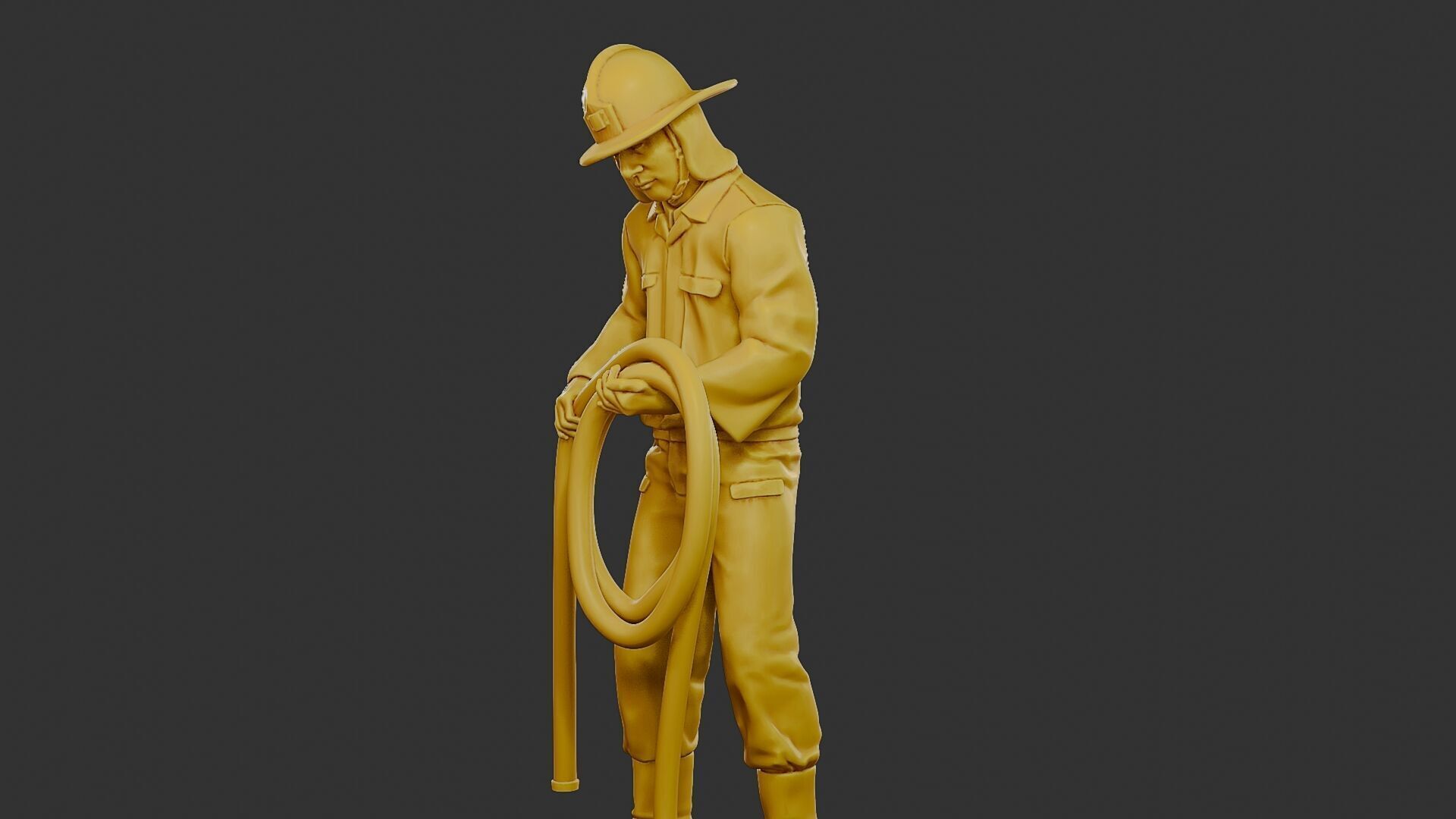 Czechoslovakian firefighter 90s 016 3D print model_27