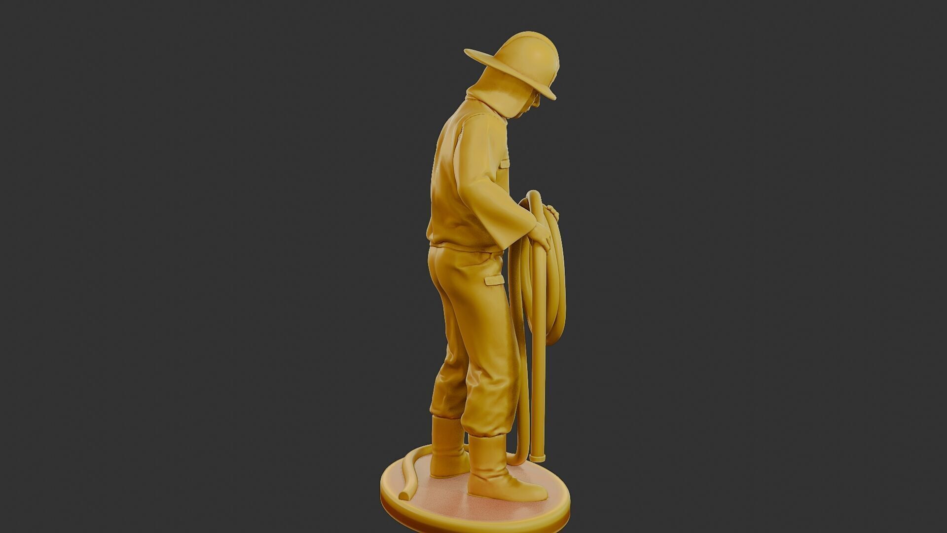 Czechoslovakian firefighter 90s 016 3D print model_8