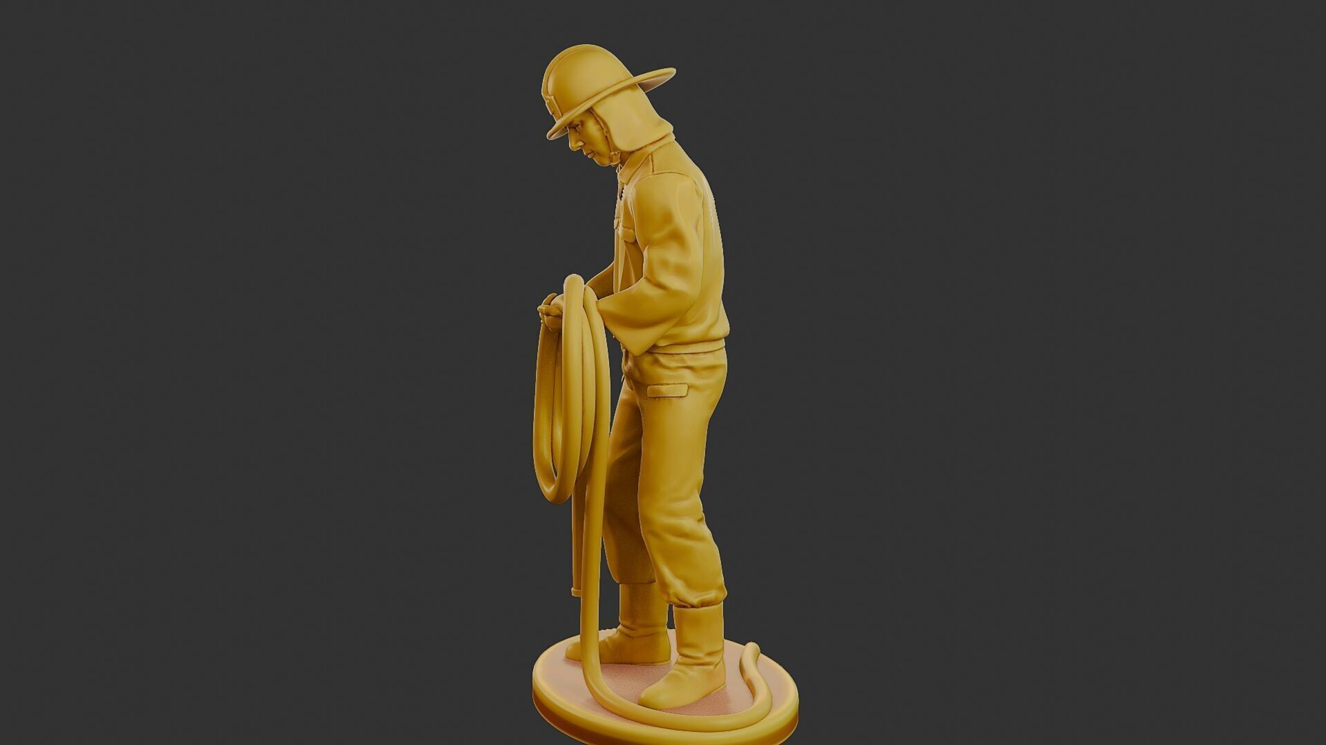 Czechoslovakian firefighter 90s 016 3D print model_3