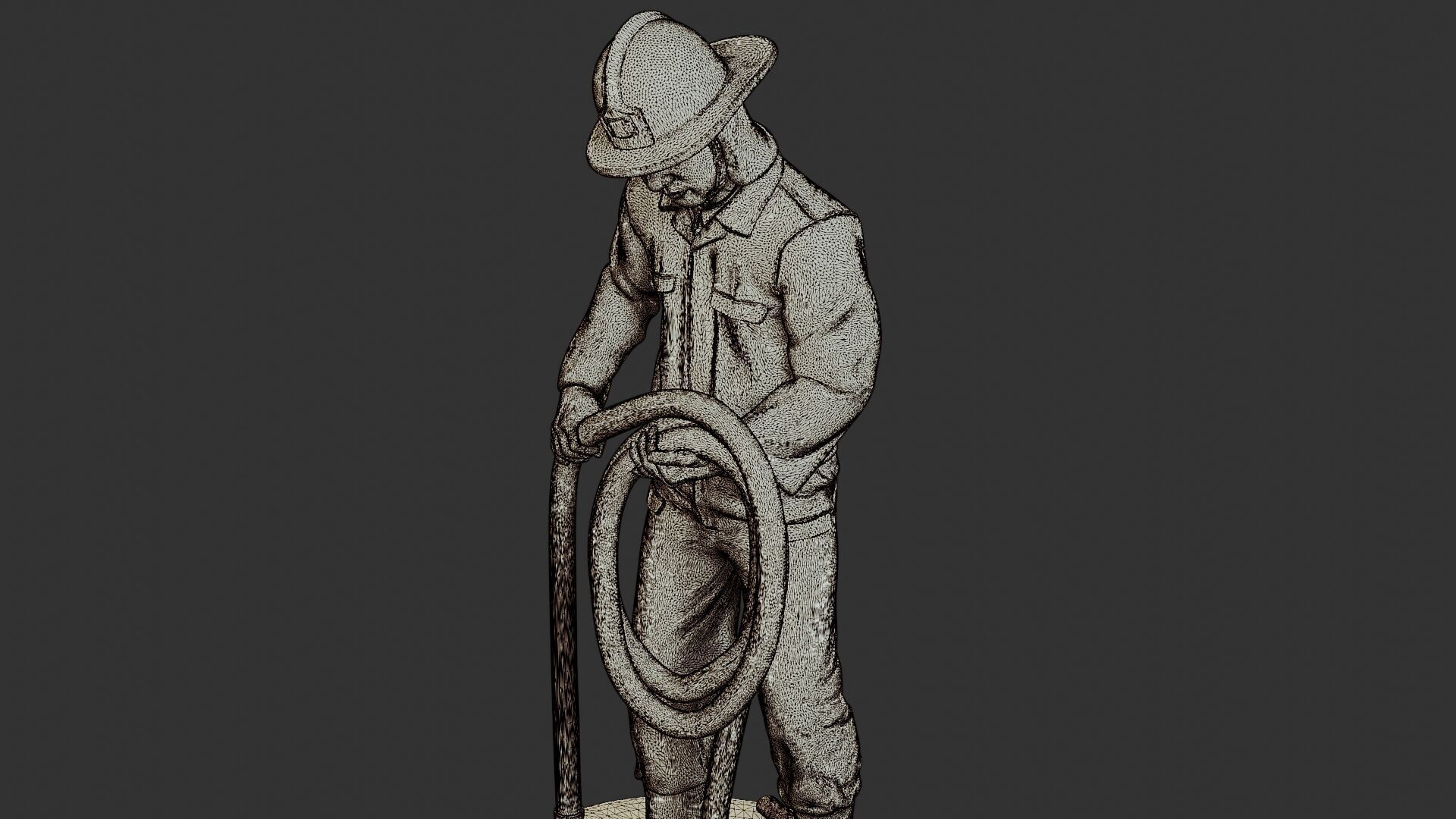 Czechoslovakian firefighter 90s 016 3D print model_12