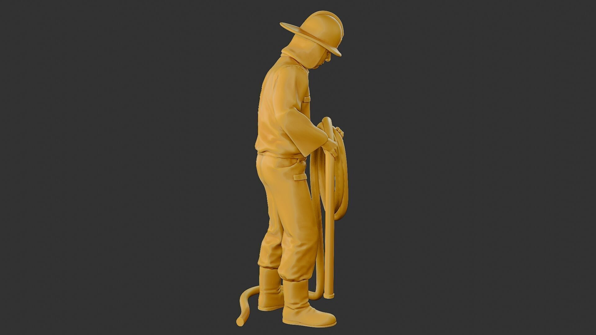 Czechoslovakian firefighter 90s 016 3D print model_31