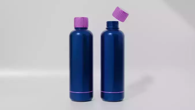 Water Bottle 3D Model