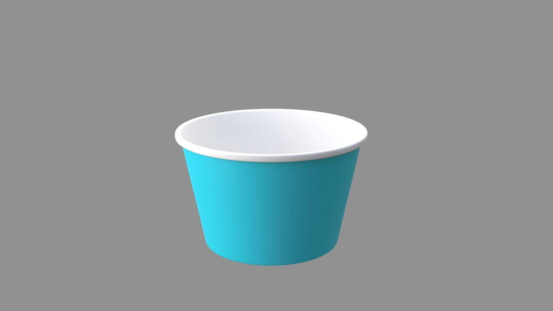 ice cream paper cup collection of 9 3D model_18