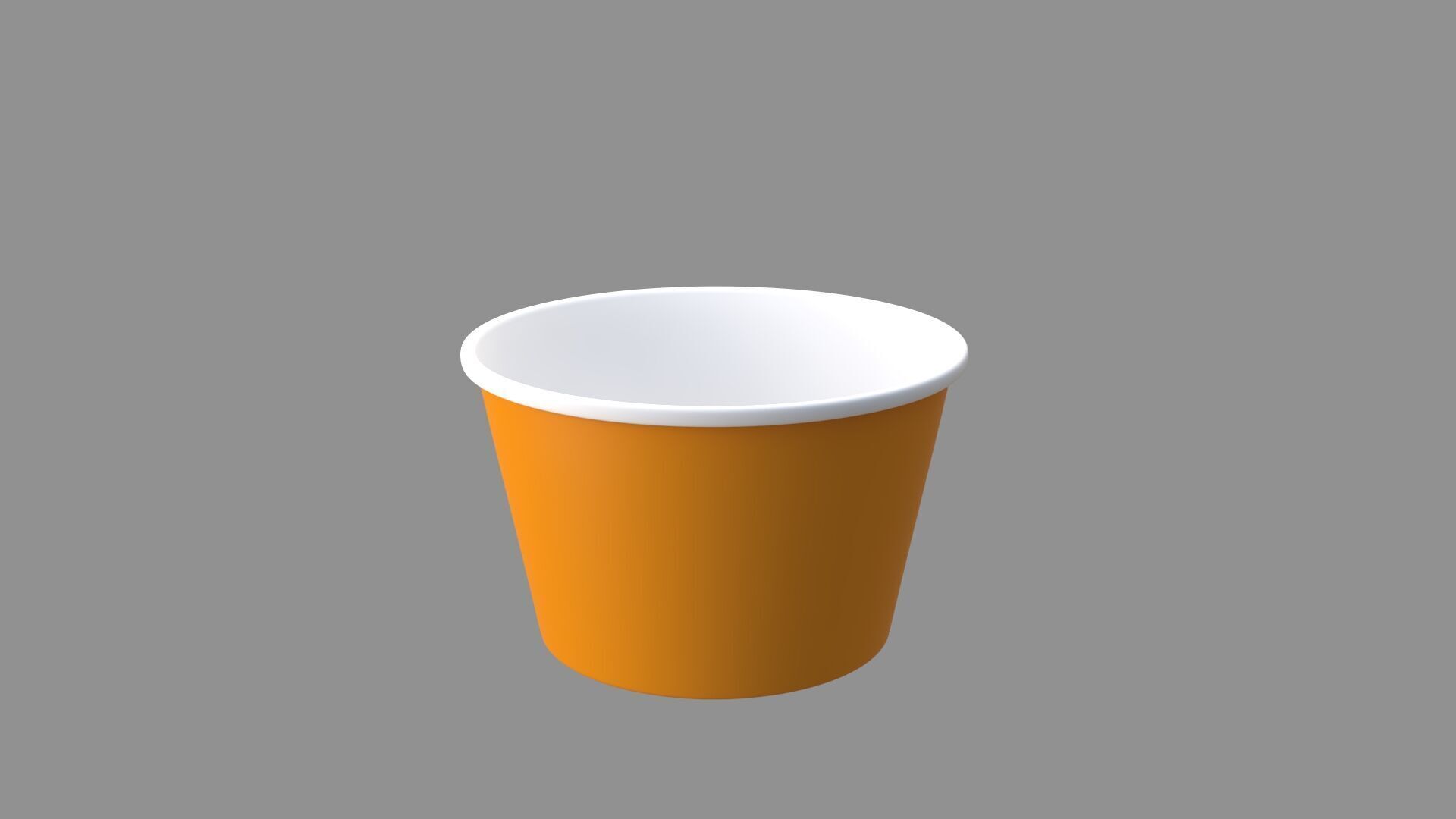 ice cream paper cup collection of 9 3D model_11