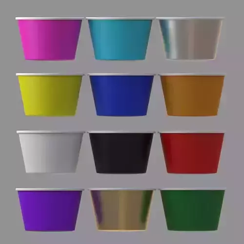ice cream paper cup collection of 9