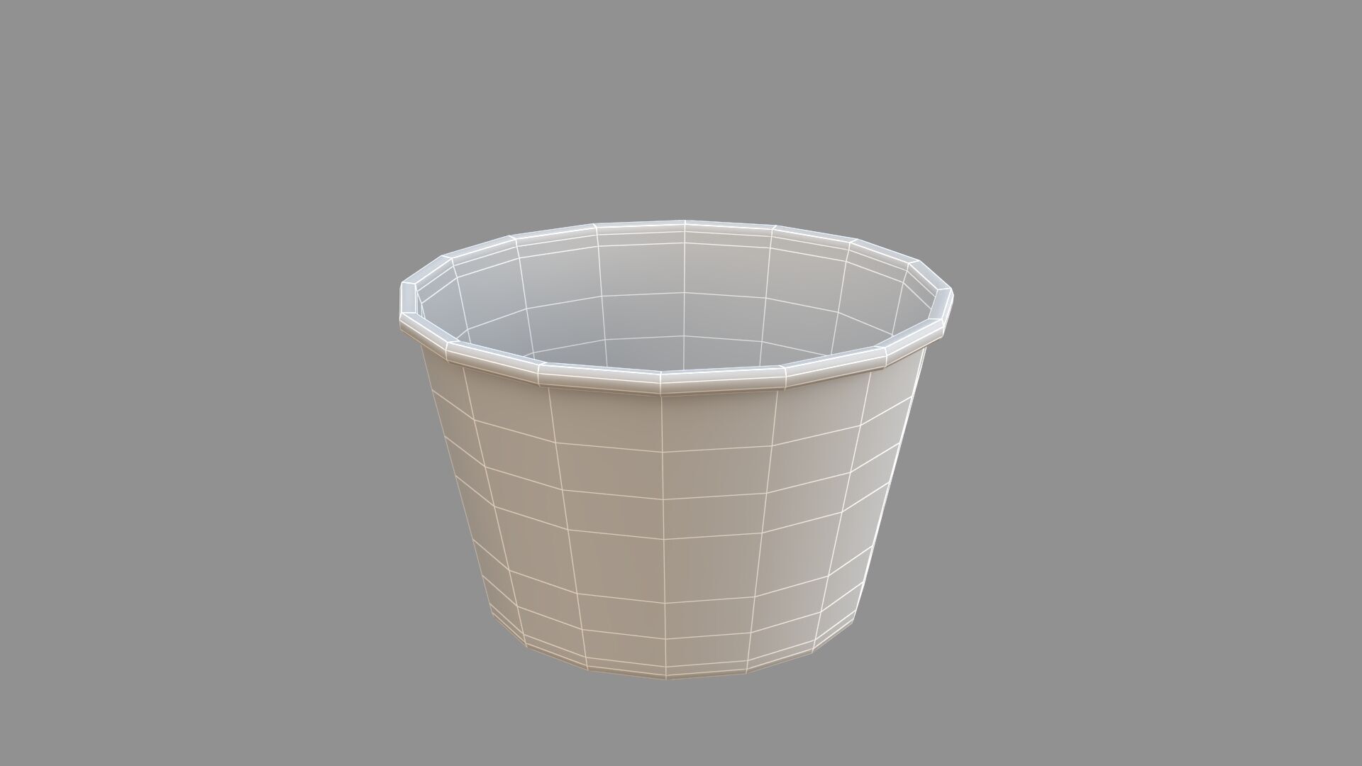 ice cream paper cup collection of 9 3D model_24