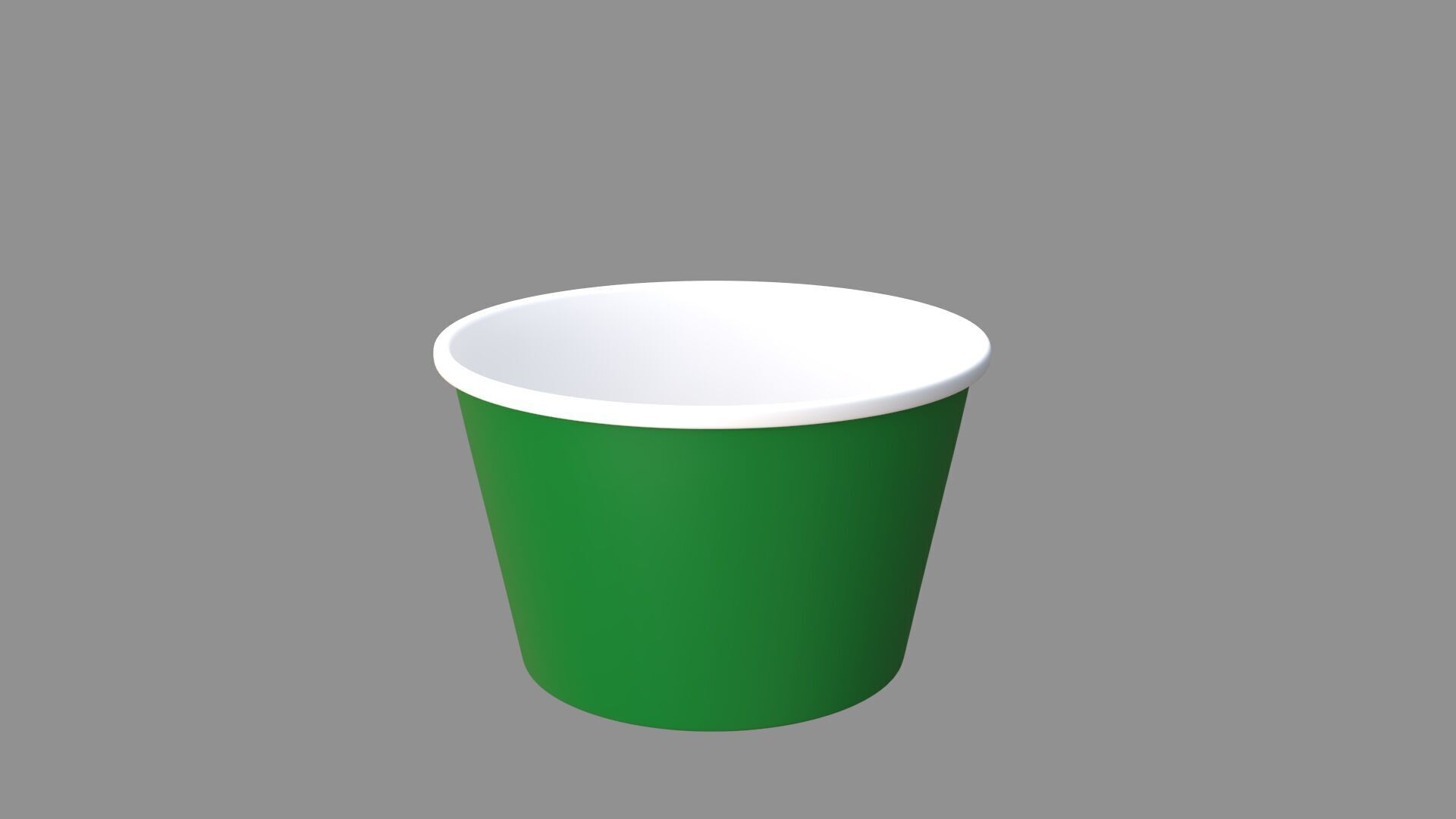 ice cream paper cup collection of 9 3D model_10