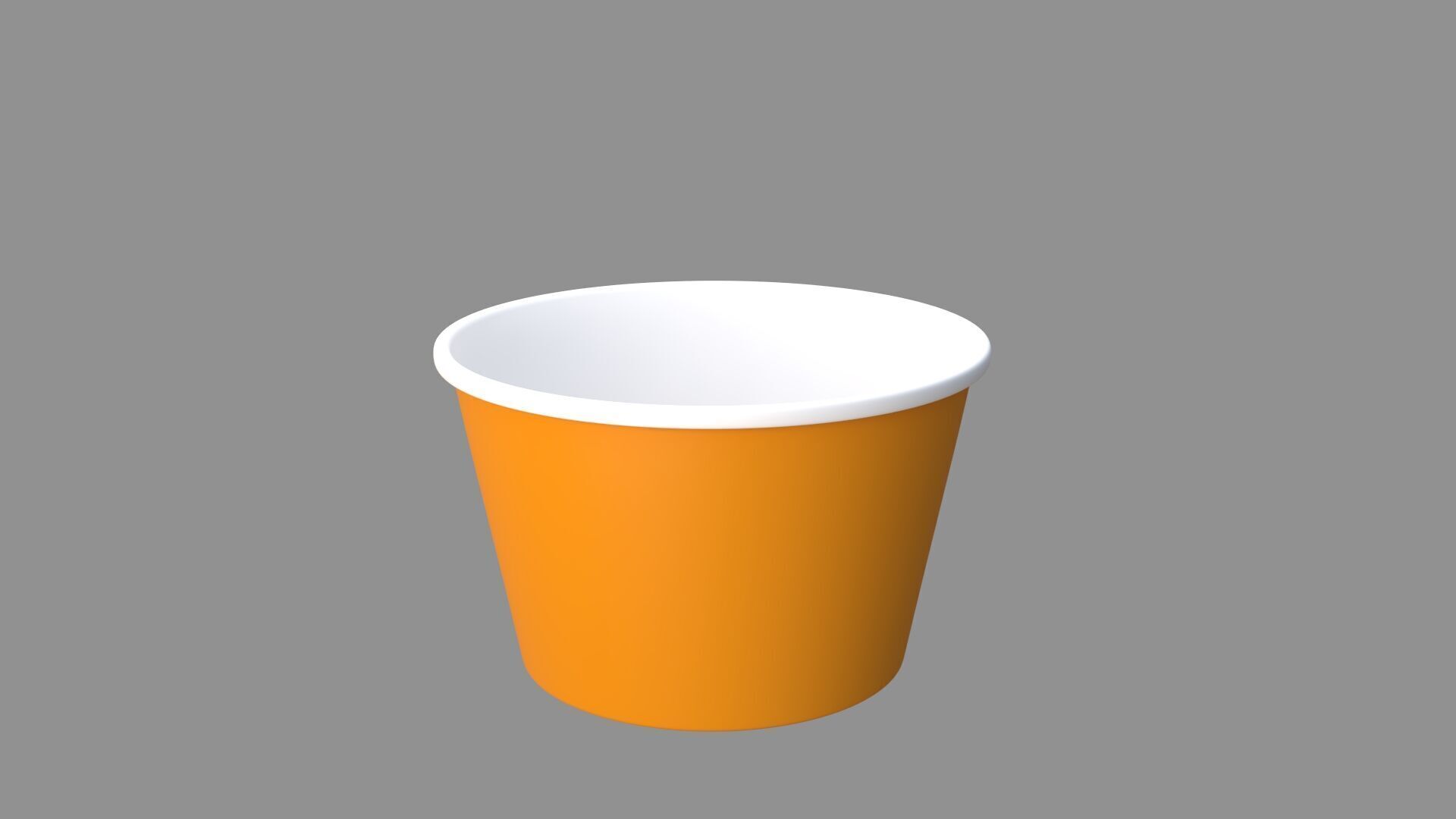 ice cream paper cup collection of 9 3D model_12