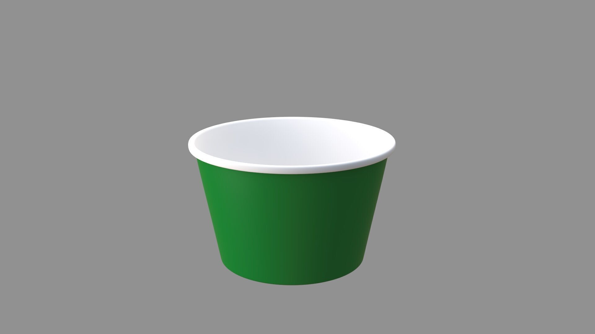 ice cream paper cup collection of 9 3D model_9